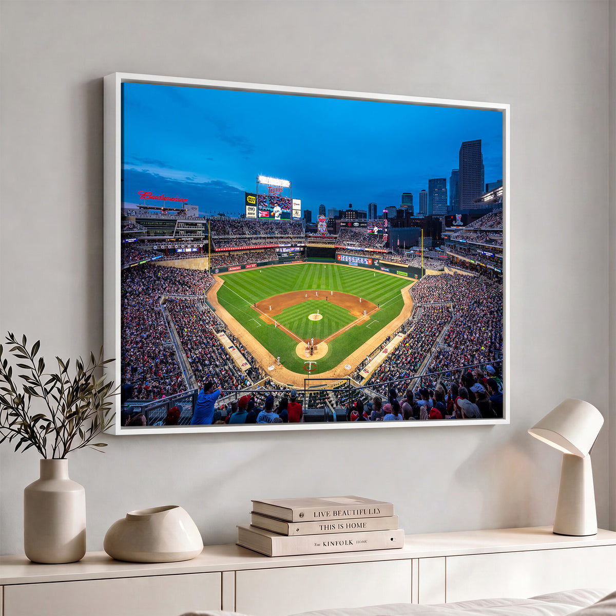 77273035-MGV-CV-36X24 - Target Field Stadium Wall Art Canvas Print, Minnesota Twins