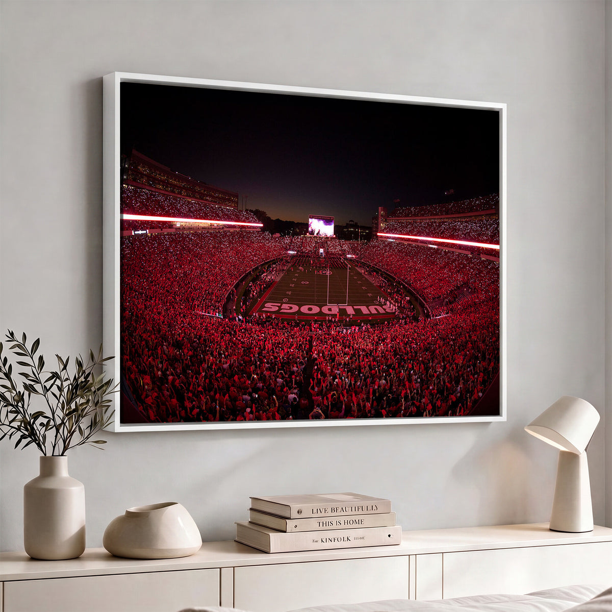 38331045-MGV-CV-36X24 - Dooley Stadium Wall Art, Sports Arena Canvas Print, Dooley Field Sanford Stadium