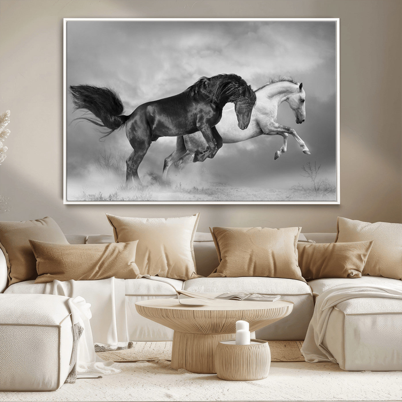 MGV-FC-36X24 - Wild Horses Wall Art Canvas Print