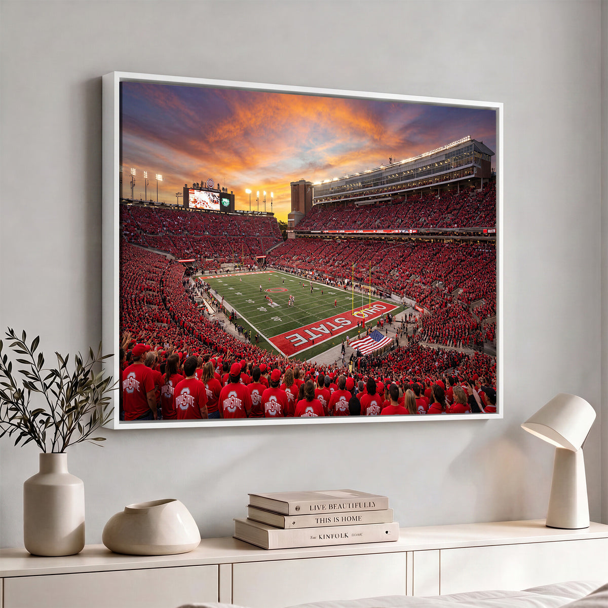 73119077-MGV-CV-36X24 - Stadium Wall Art Canvas Print