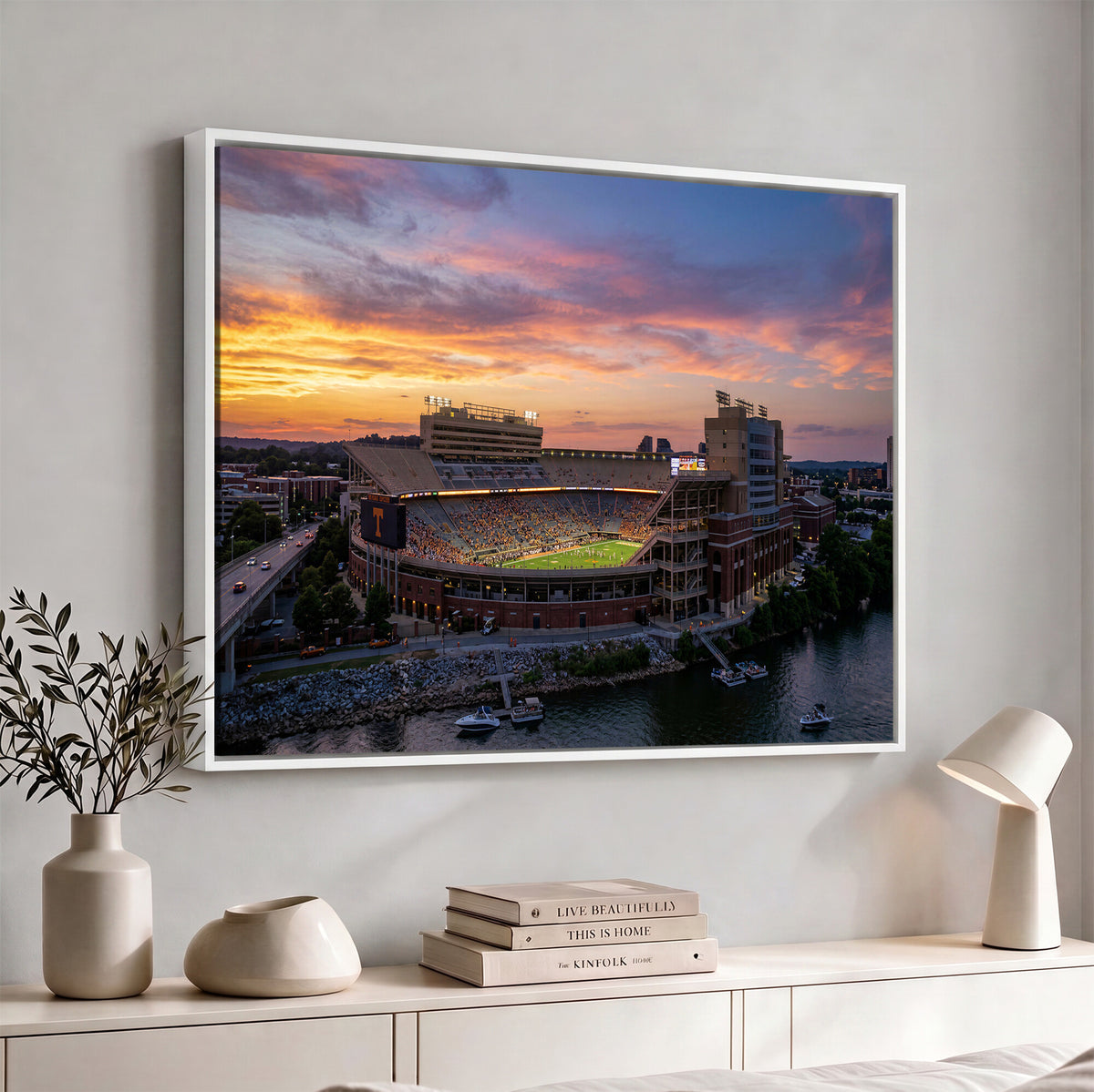 61093642-MGV-CV-36X24 - Stadium Wall Art Canvas Print