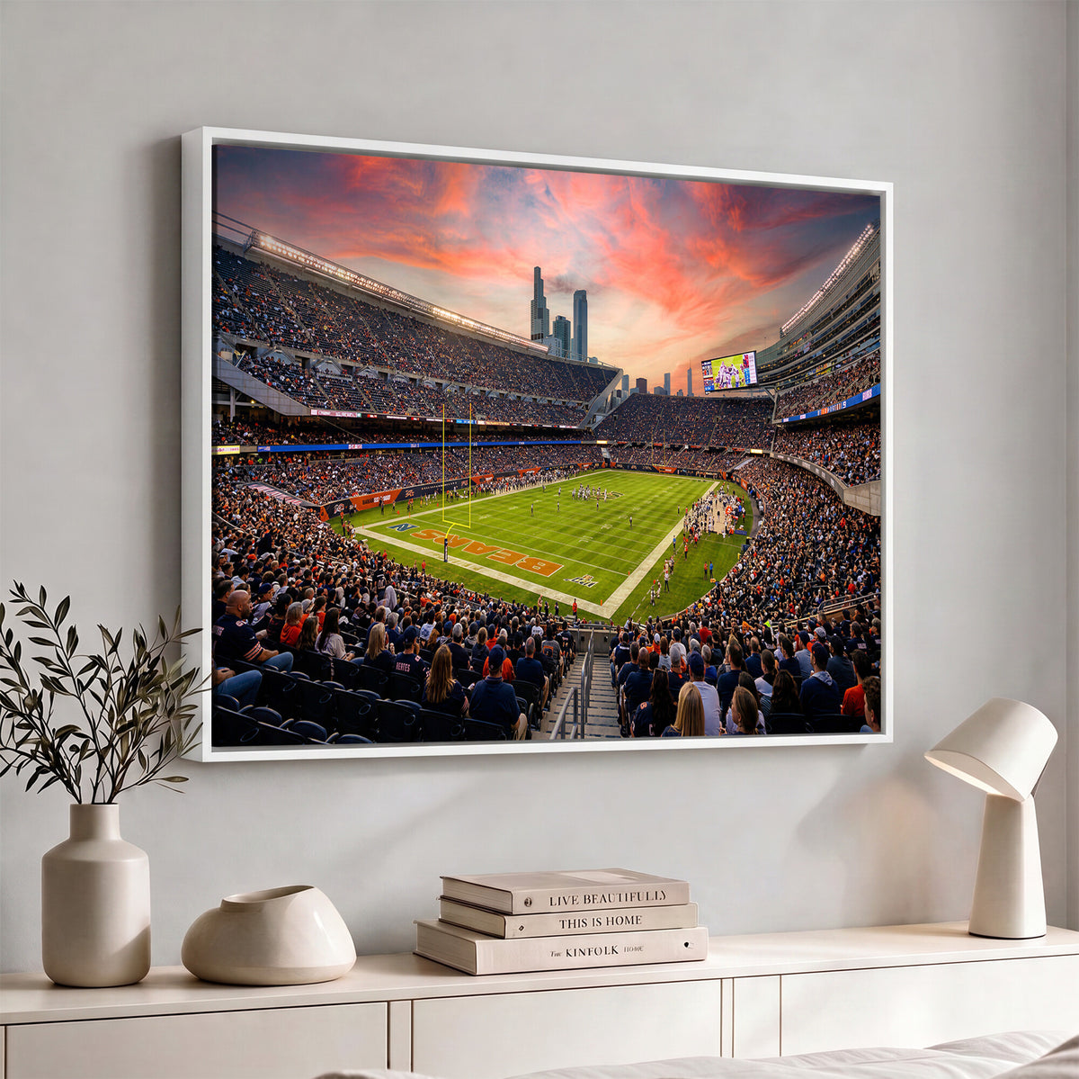 38873544-MGV-CV-36X24 - Stadium Wall Art Canvas Print