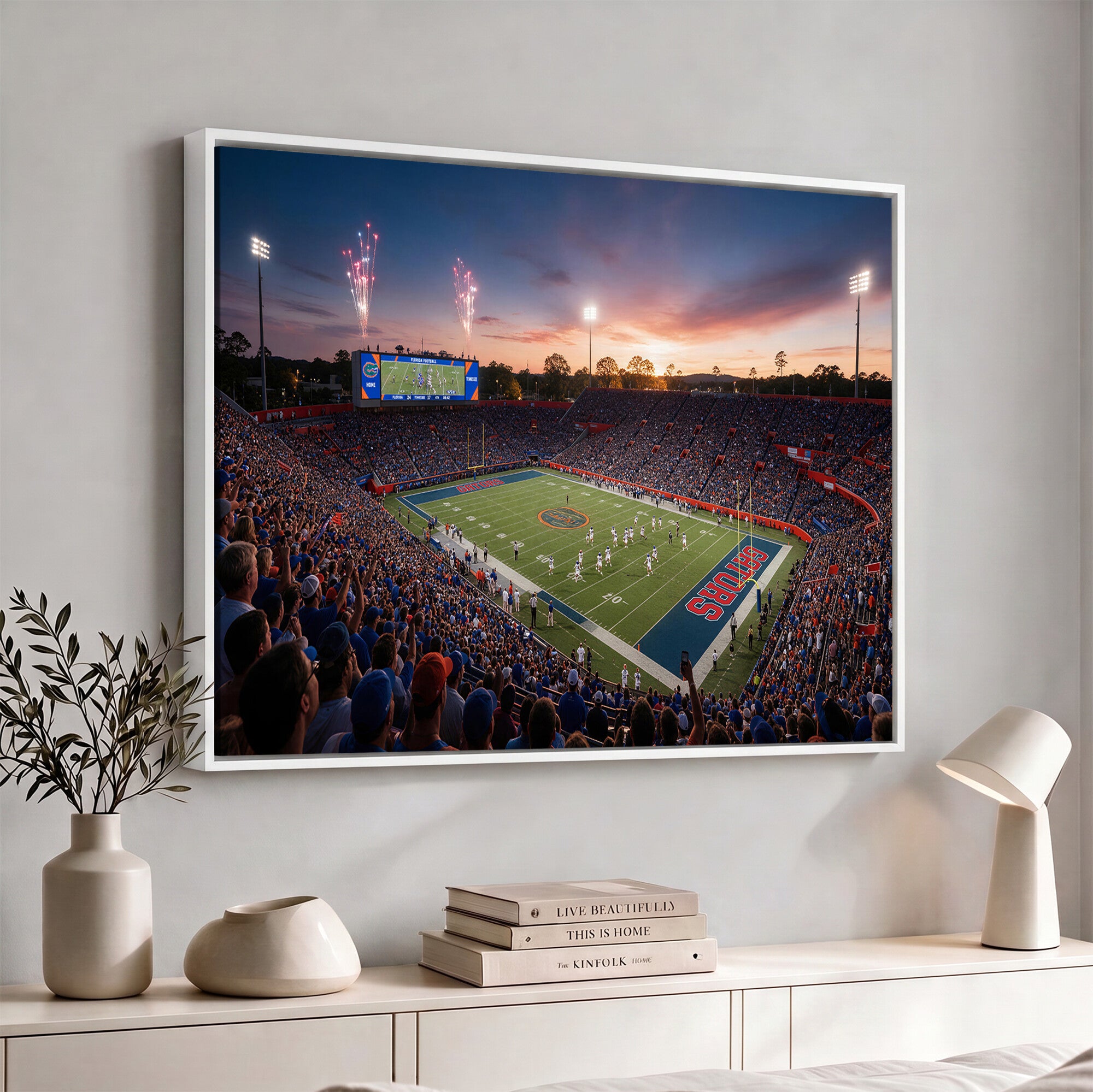 76151234-MGV-CV-36X24 - Stadium Wall Art Canvas Print