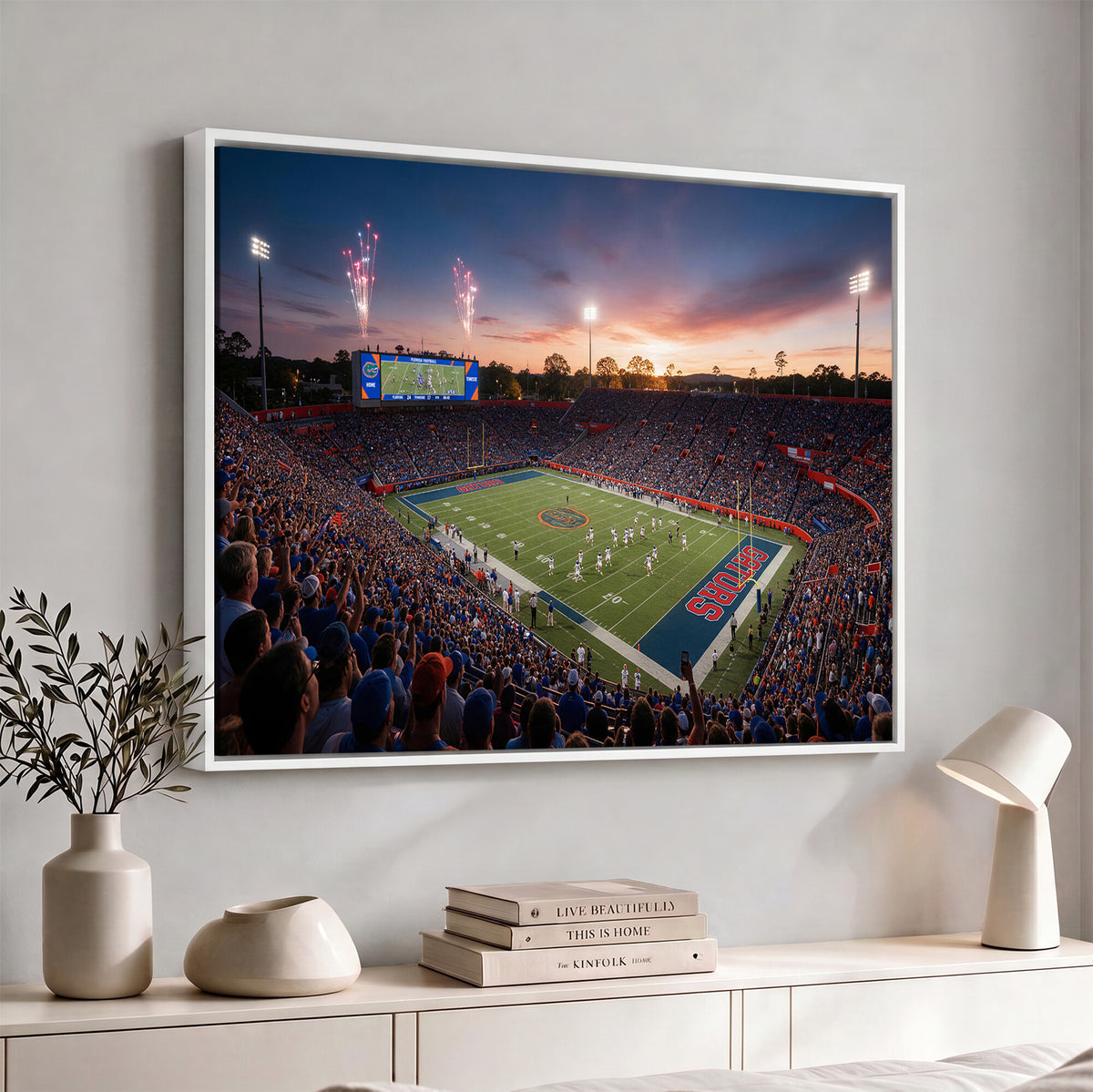76151234-MGV-CV-36X24 - Stadium Wall Art Canvas Print
