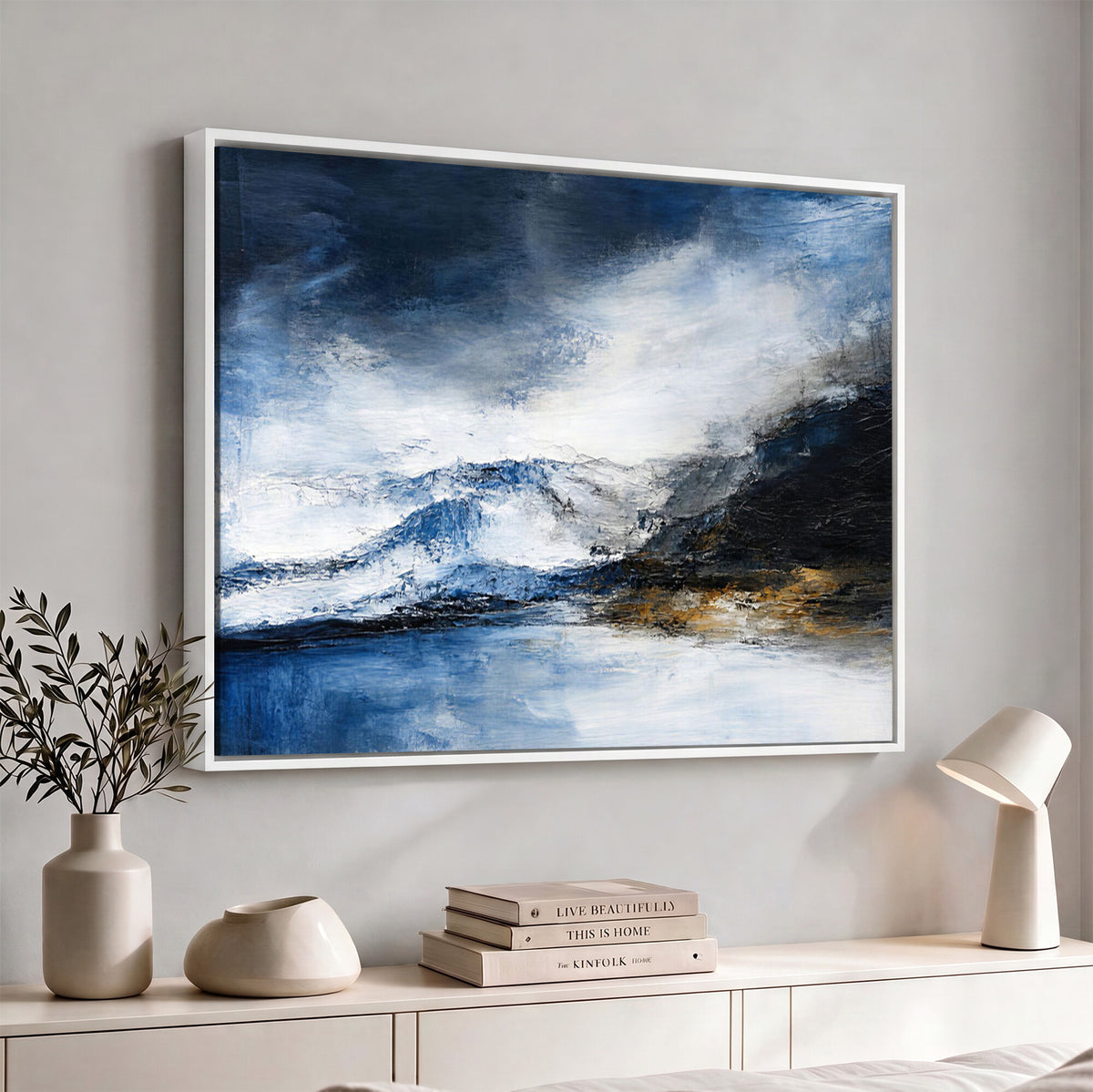 48142030-MGV-CV-36X24 - Extra Large Abstract Wall Art Canvas Print