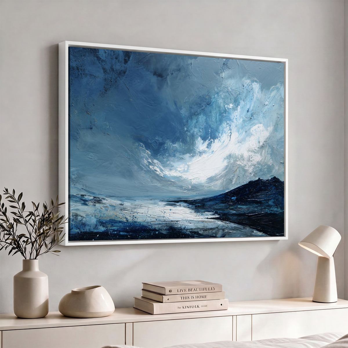 66685630-MGV-CV-36X24 - Extra Large Abstract Wall Art Canvas Print