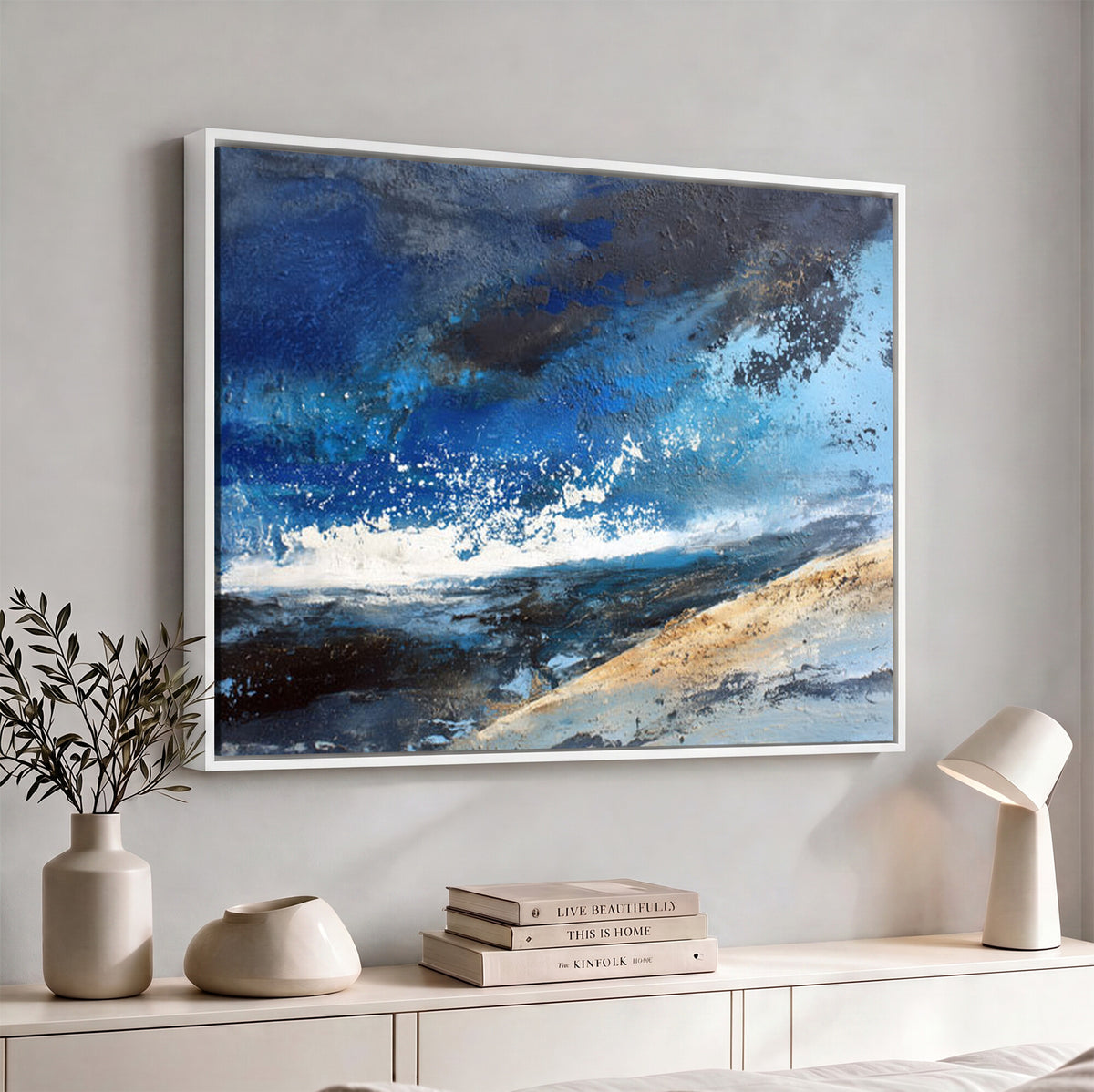 72157369-MGV-CV-36X24 - Extra Large Abstract Wall Art Canvas Print