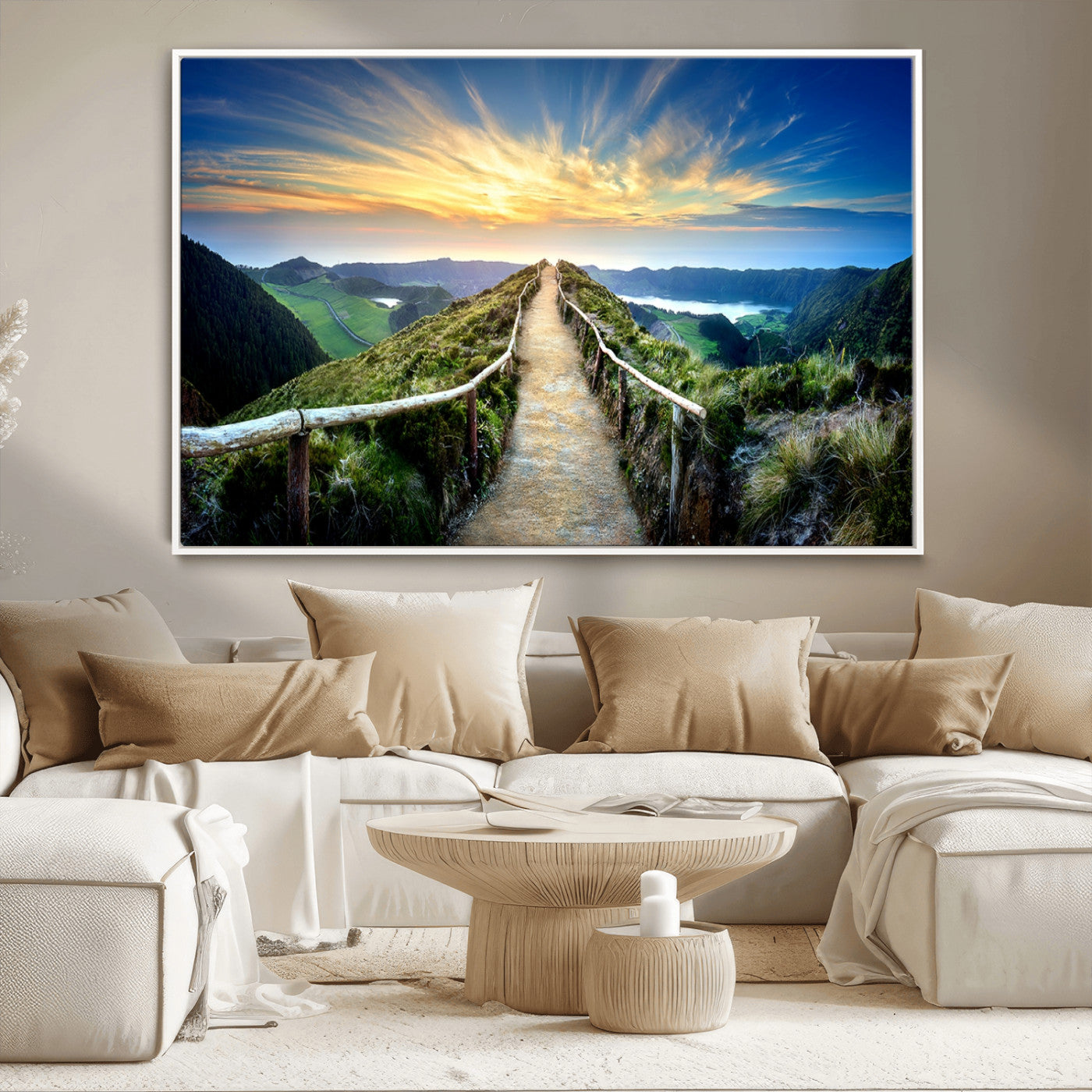 MGV-FC-36X24 - Mountain Landscape Wall Art Canvas Print