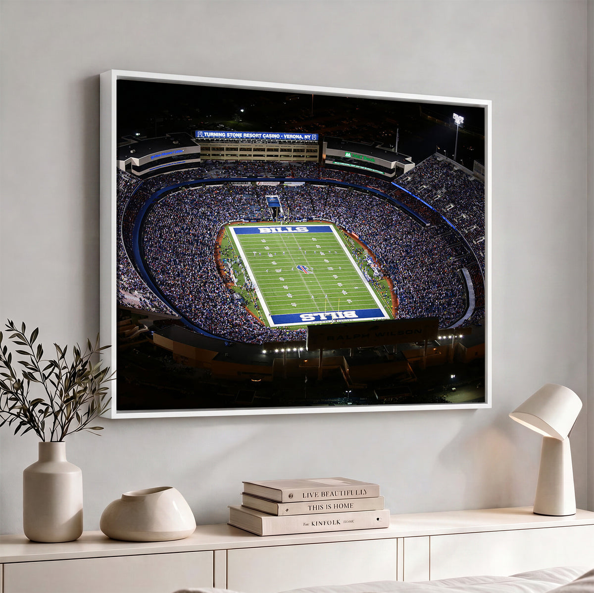19030-MGV-CV-36X24 - Buffalo Bills NFL Football Team Print, Highmark Stadium