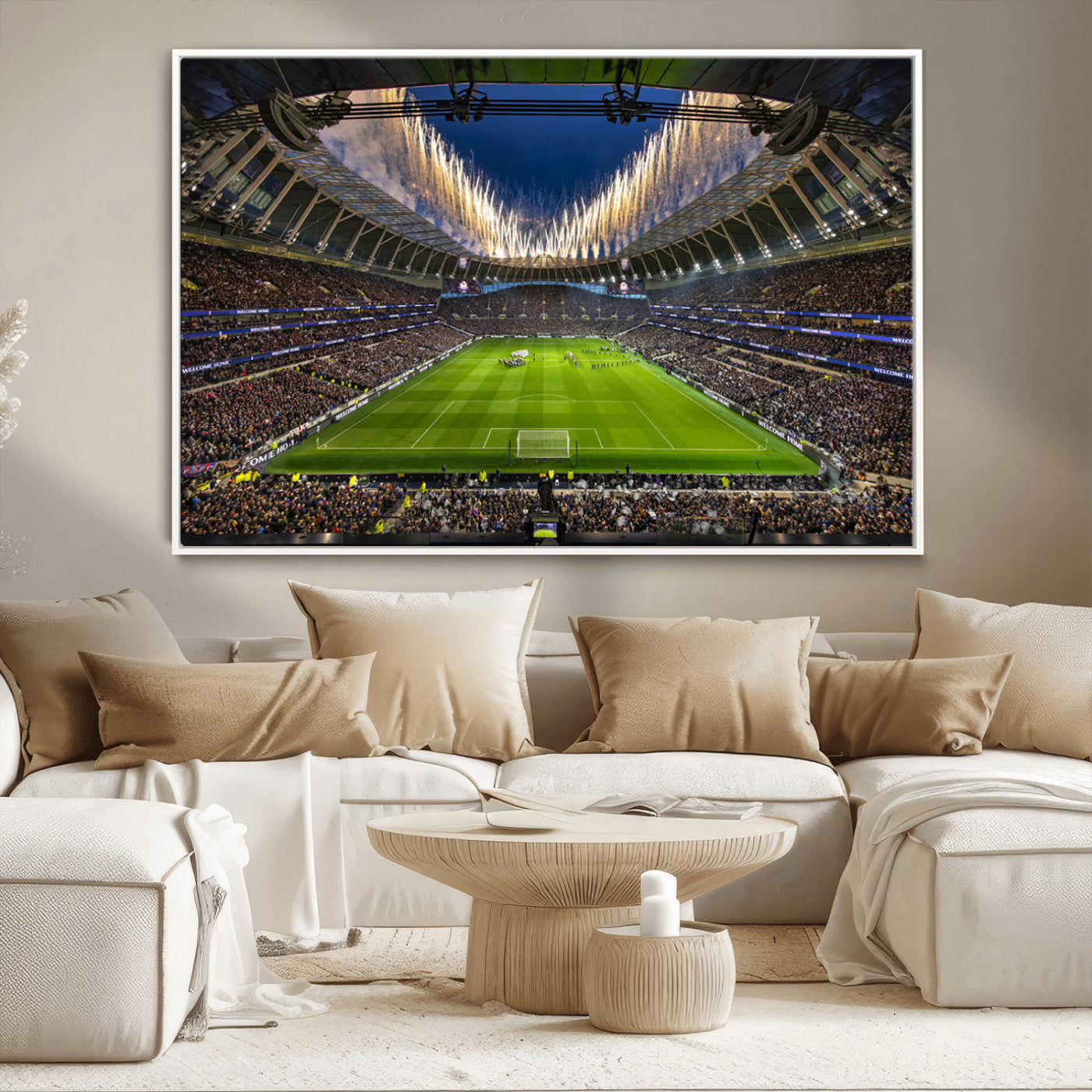 MGV-FC-36X24 - Tottenham Hotspur Football Team Print - London Tottenham Hotspur Stadium Wall Art Canvas Print