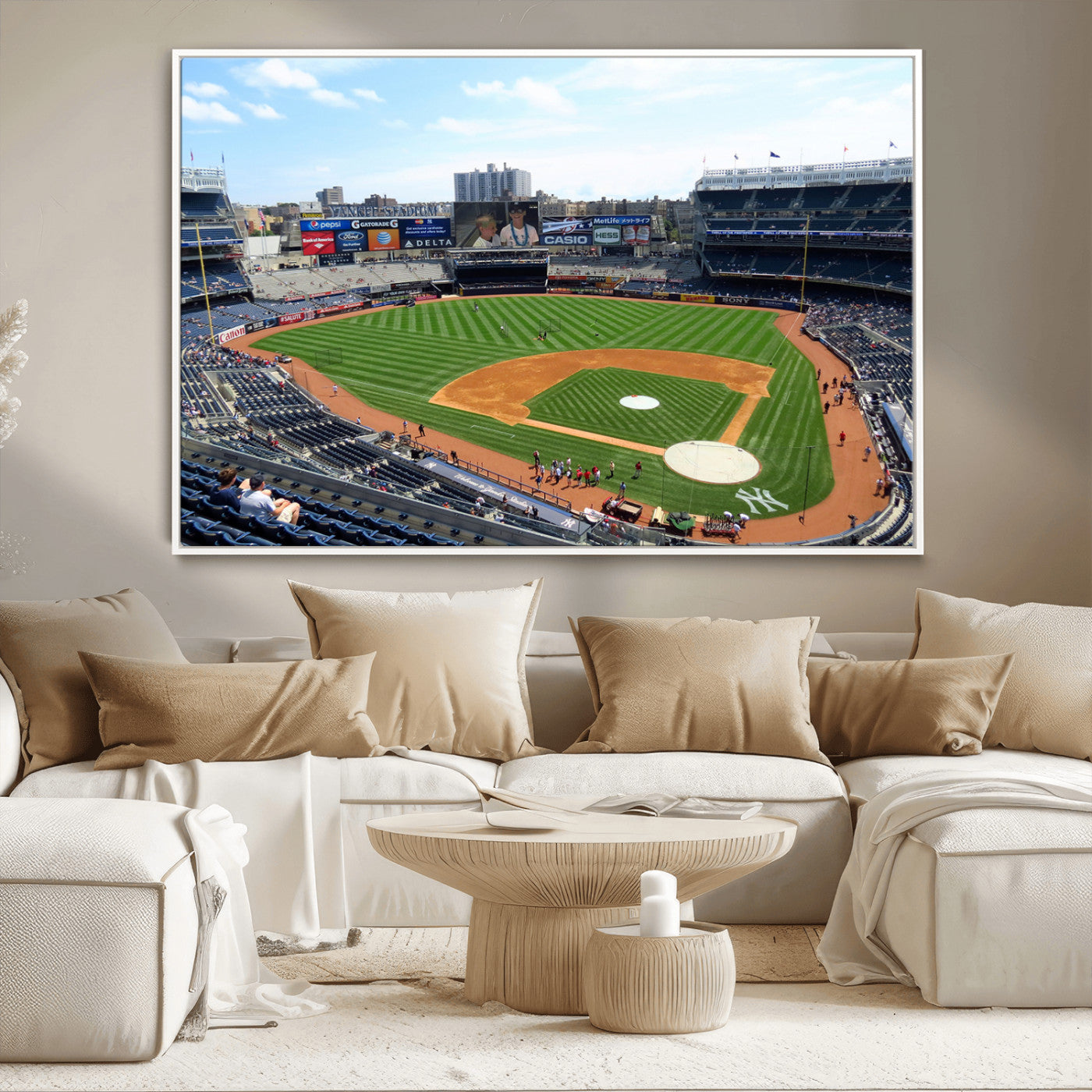 MGV-FC-36X24 - Buffalo Bills Stadium Wall Art - Buffalo Bills Decor- NFL Fans Gift, Perfect Sports Decor for Living