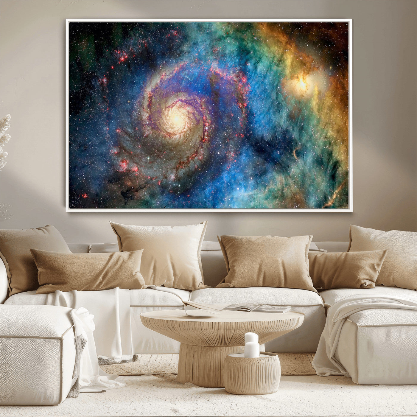 MGV-FC-36X24 - Spiral Galaxy Wall Art Canvas Print