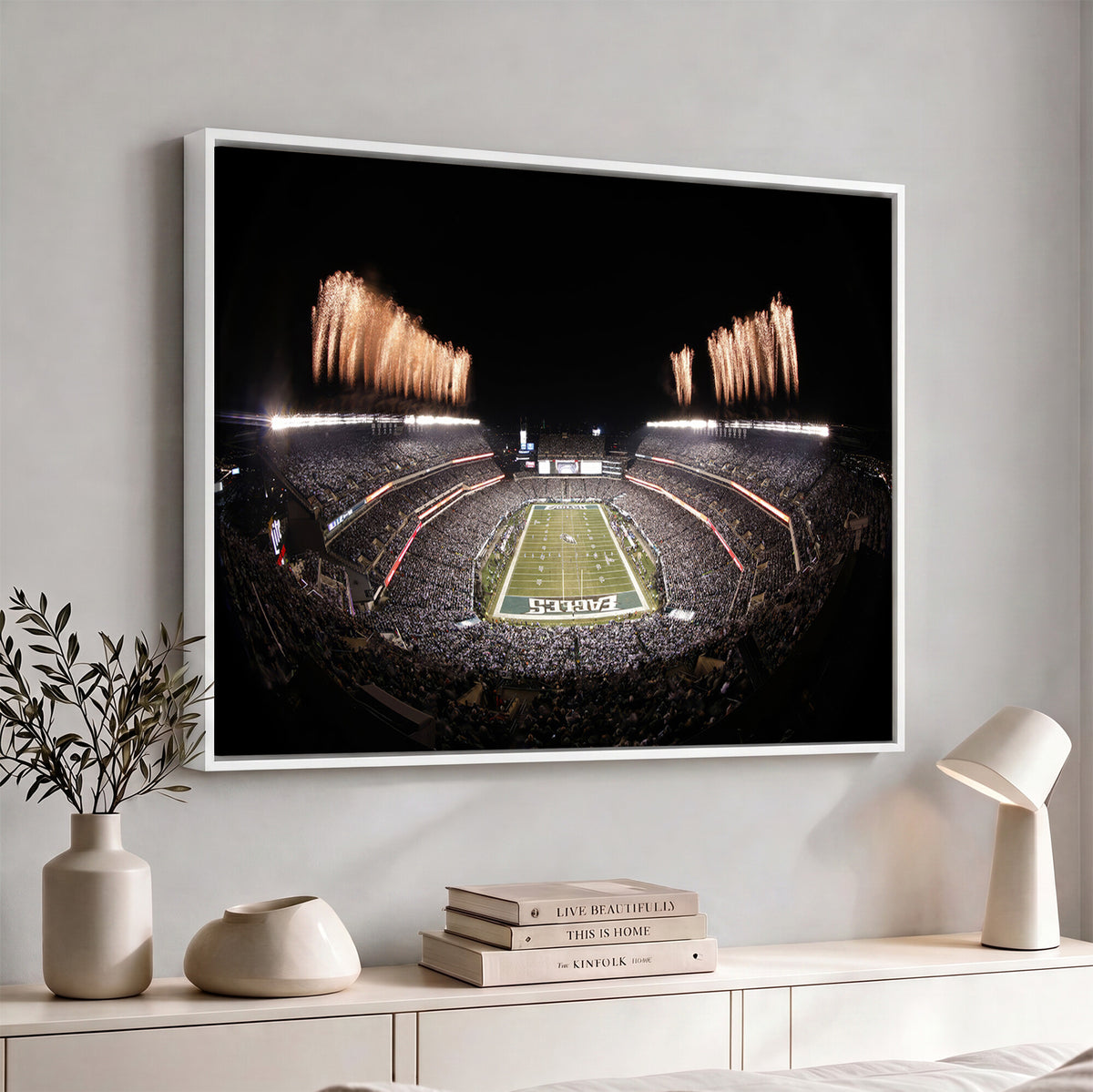 48893-MGV-CV-36X24 - Eagles Field Stadium Wall Art, Lincoln Financial Field
