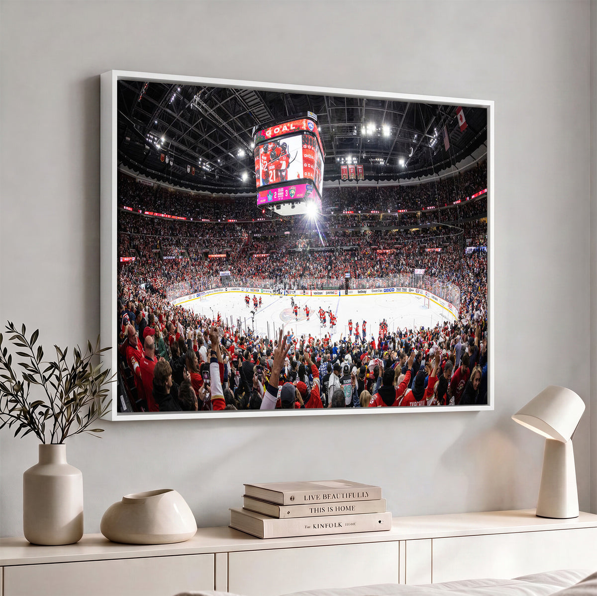 15750-MGV-CV-36X24 - Amerant Bank Arena Wall Art Canvas Print, Hockey Arena