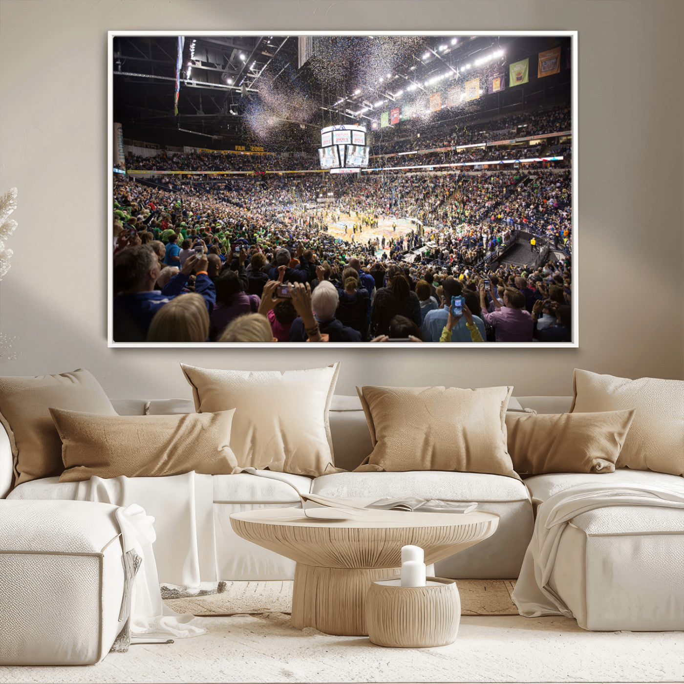 MGV-FC-36X24 - Bridgestone Arena Wall Art Canvas | Nashville Predators Hockey Team Print | Canvas Print | Ready to