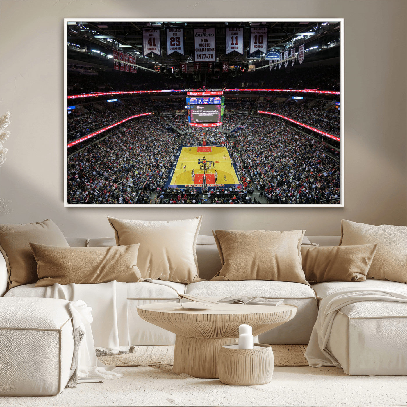 MGV-FC-36X24 - Capital One Arena Stadium Wall Art | Canvas Print | Ready to Hang | Washington D.C. Sports Decor