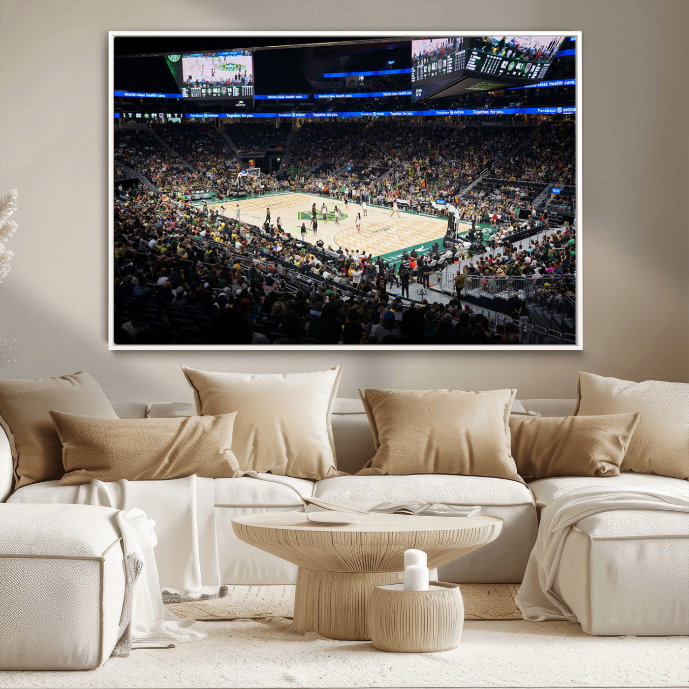 MGV-FC-36X24 - Climate Pledge Arena | Washington Seattle Kraken Hockey Stadium Wall Art | Canvas Print | Ready to