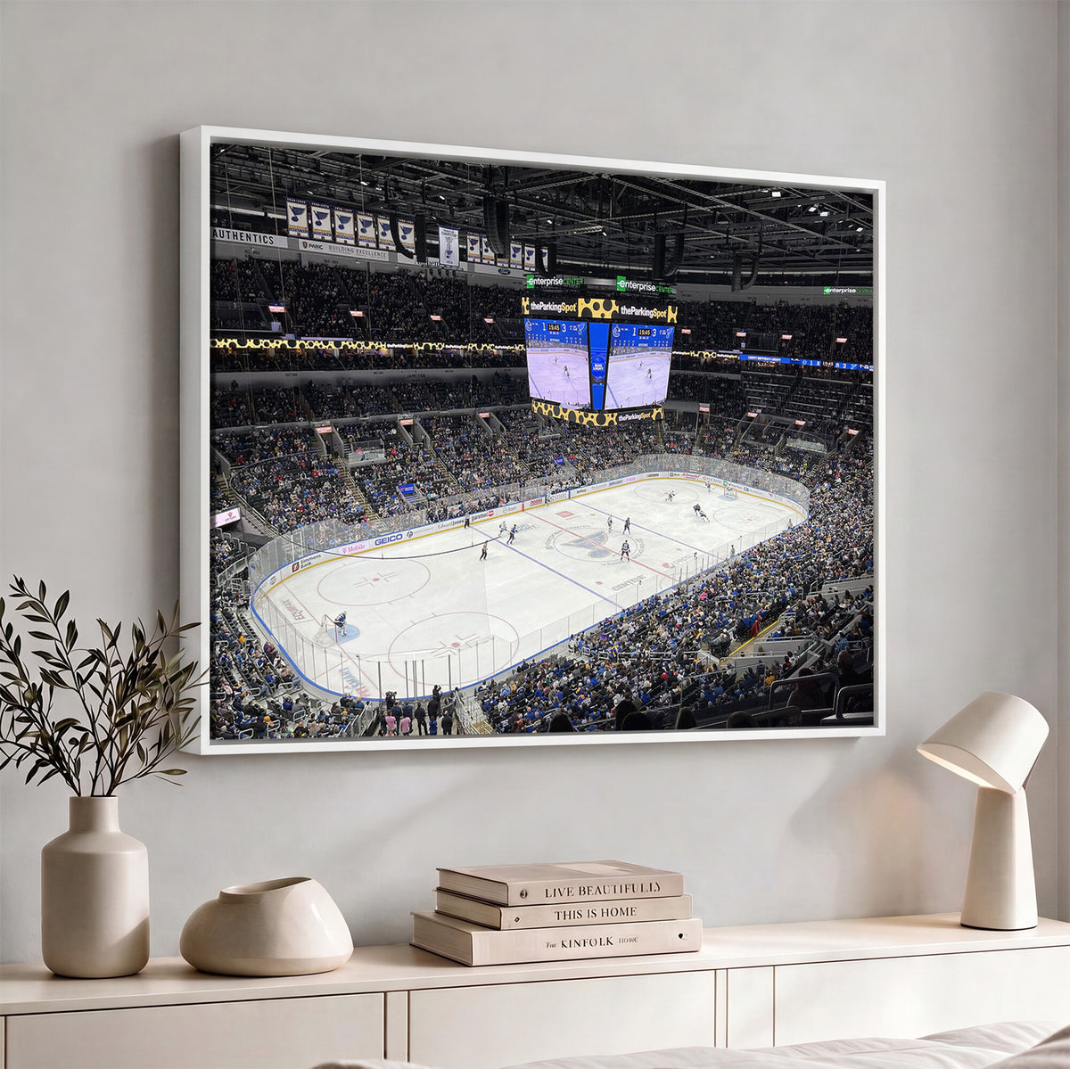 75222-MGV-CV-36X24 - Enterprise Center Missouri St. Louis Blues Hockey Stadium