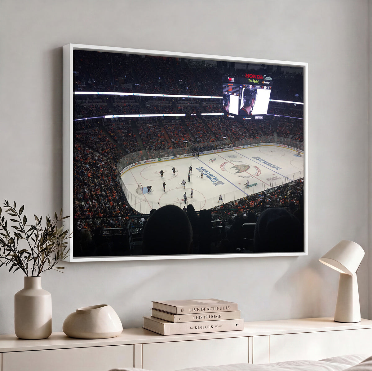 24634-MGV-CV-36X24 - Honda Center California Anaheim Ducks Hockey Stadium Wall Art