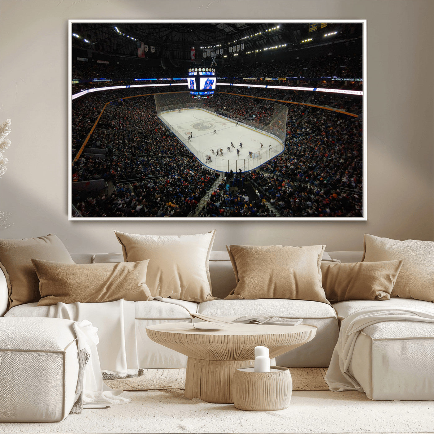 MGV-FC-36X24 - KeyBank Center New York Buffalo Sabres Hockey Stadium Canvas Print Wall Art