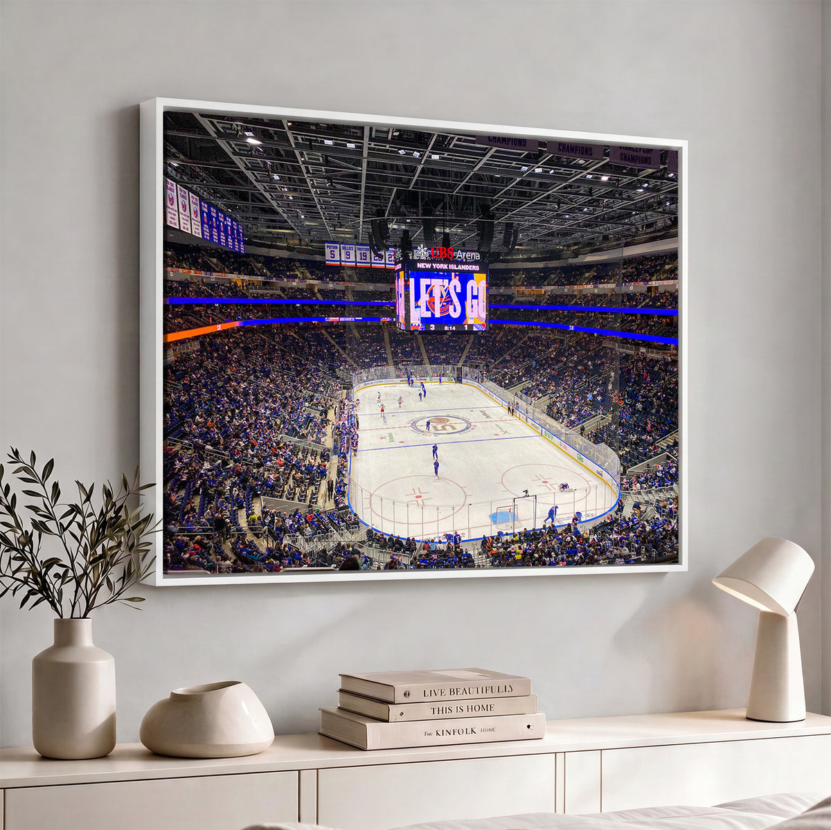 78692-MGV-CV-36X24 - UBS Arena Elmont New York Islanders Ice Hockey Wall Art, UBS Arena Elmont Wall Art Canvas Print