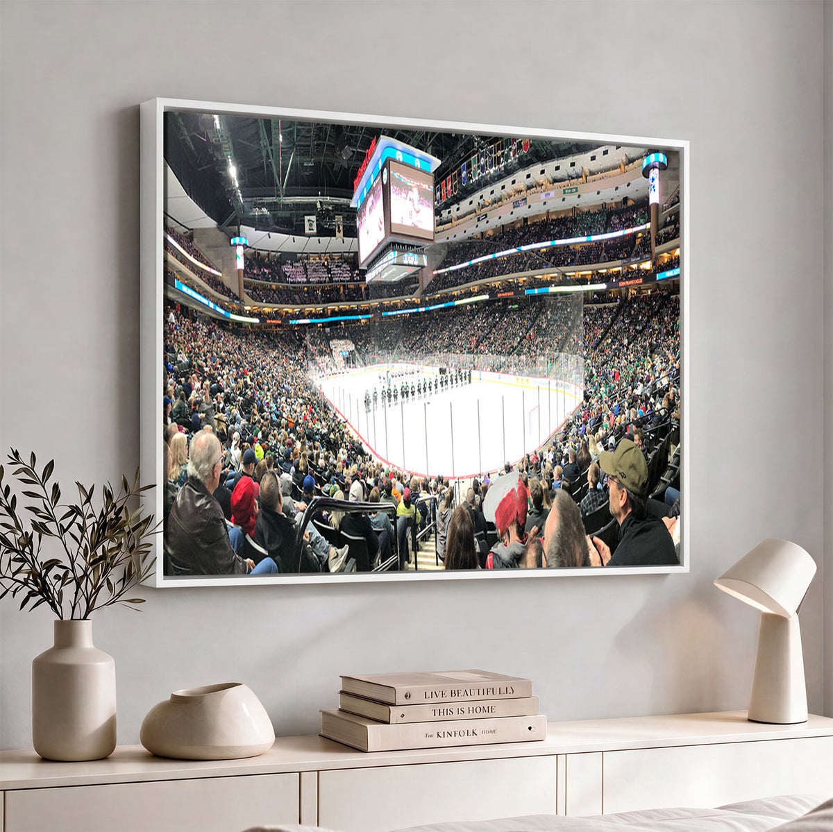 44414-MGV-CV-36X24 - Xcel Energy Center St Paul Minnesota Wild Ice Hockey Stadium