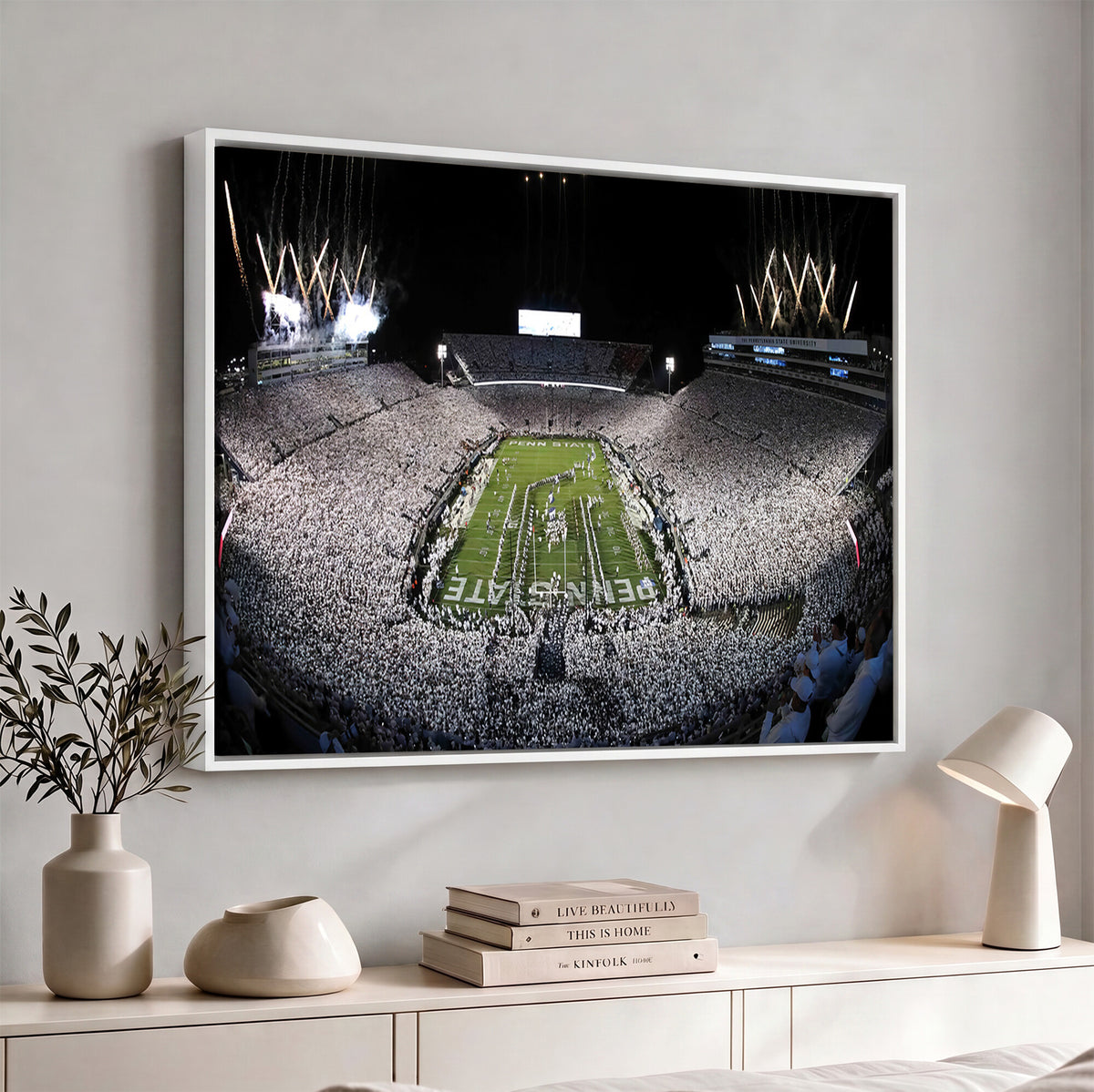 84537-MGV-CV-36X24 - Penn State Beaver Stadium Canvas Wall Art - Nittany Lions Football Print