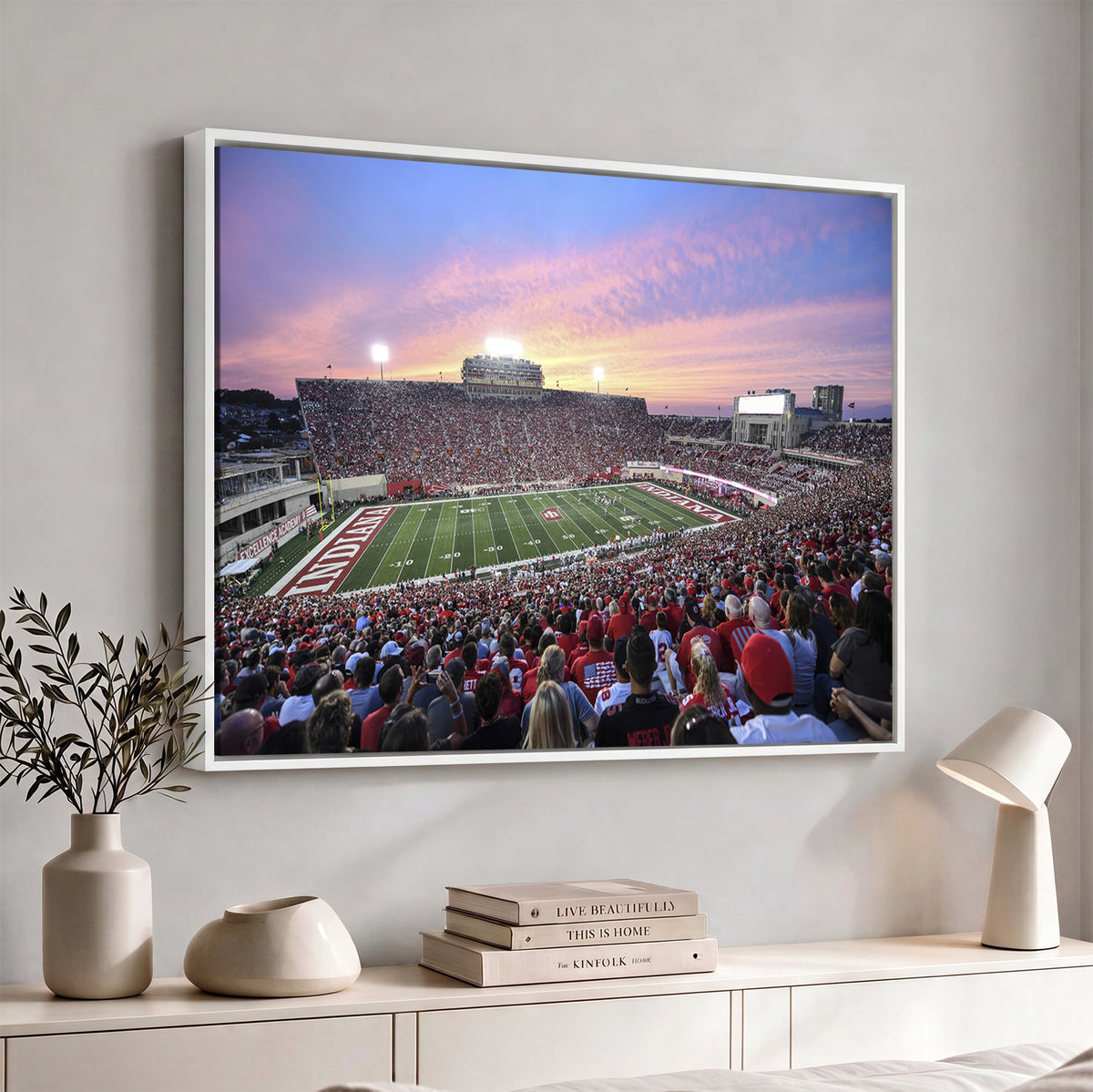 13046-MGV-CV-36X24 - Indiana University Hoosiers Football Team Print