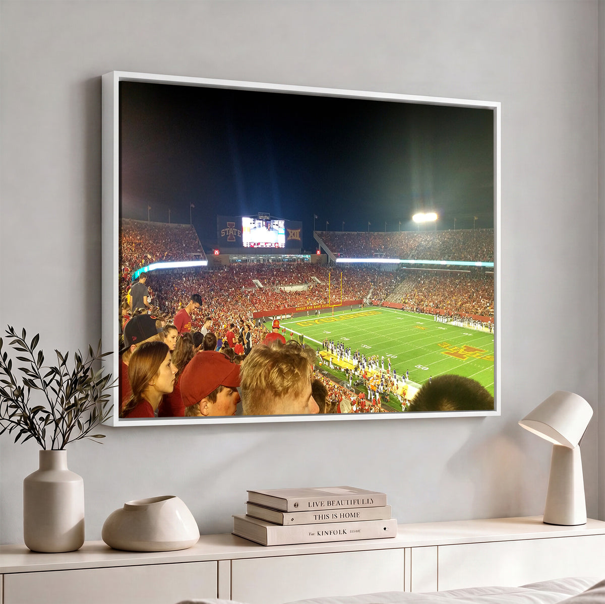 94319-MGV-CV-36X24 - Iowa State University Cyclones Art Print, Jack Trice Stadium Ames
