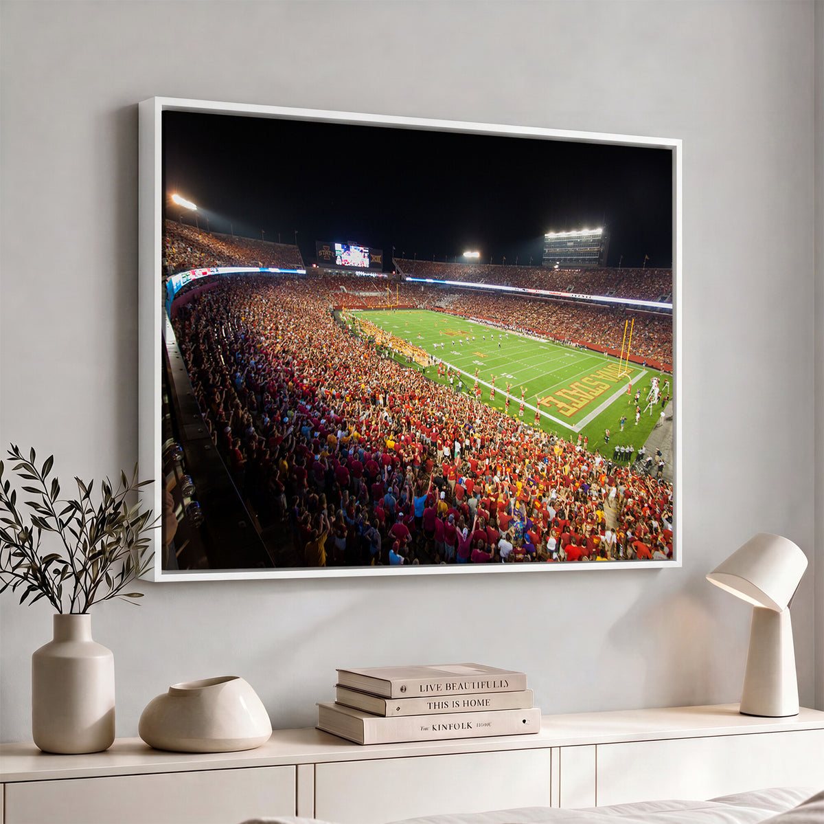 35139-MGV-CV-36X24 - Iowa State University Cyclones Canvas Print, Jack Trice Stadium