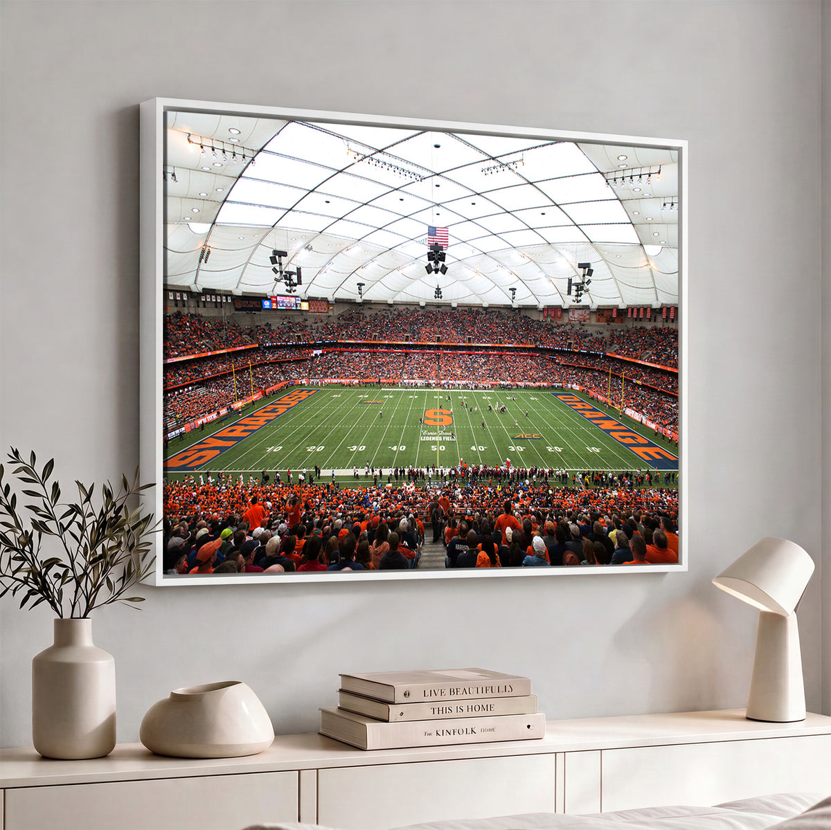 78104-MGV-CV-36X24 - Syracuse University Orange Football Team Print, Syracuse