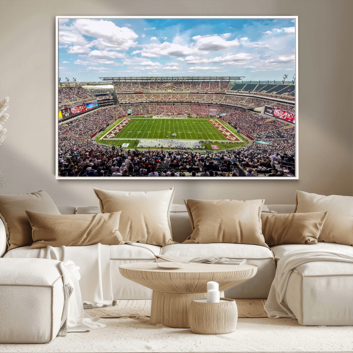 MGV-FC-36X24 - The Temple University Owls Athletics Team Print - Philadelphia Lincoln Financial Field Stadium Wall