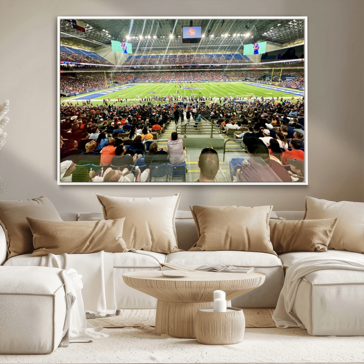 MGV-FC-36X24 - The University of Texas at San Antonio Roadrunners Football Team Print - San Antonio Alamodome Wall