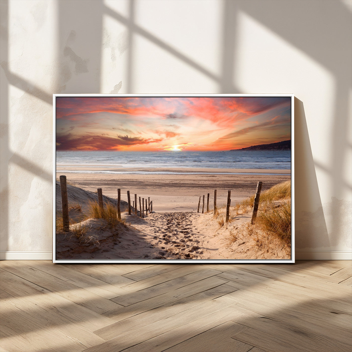 MGV-FC-36X24 - Sunset on the Sea Wall Art Canvas Print