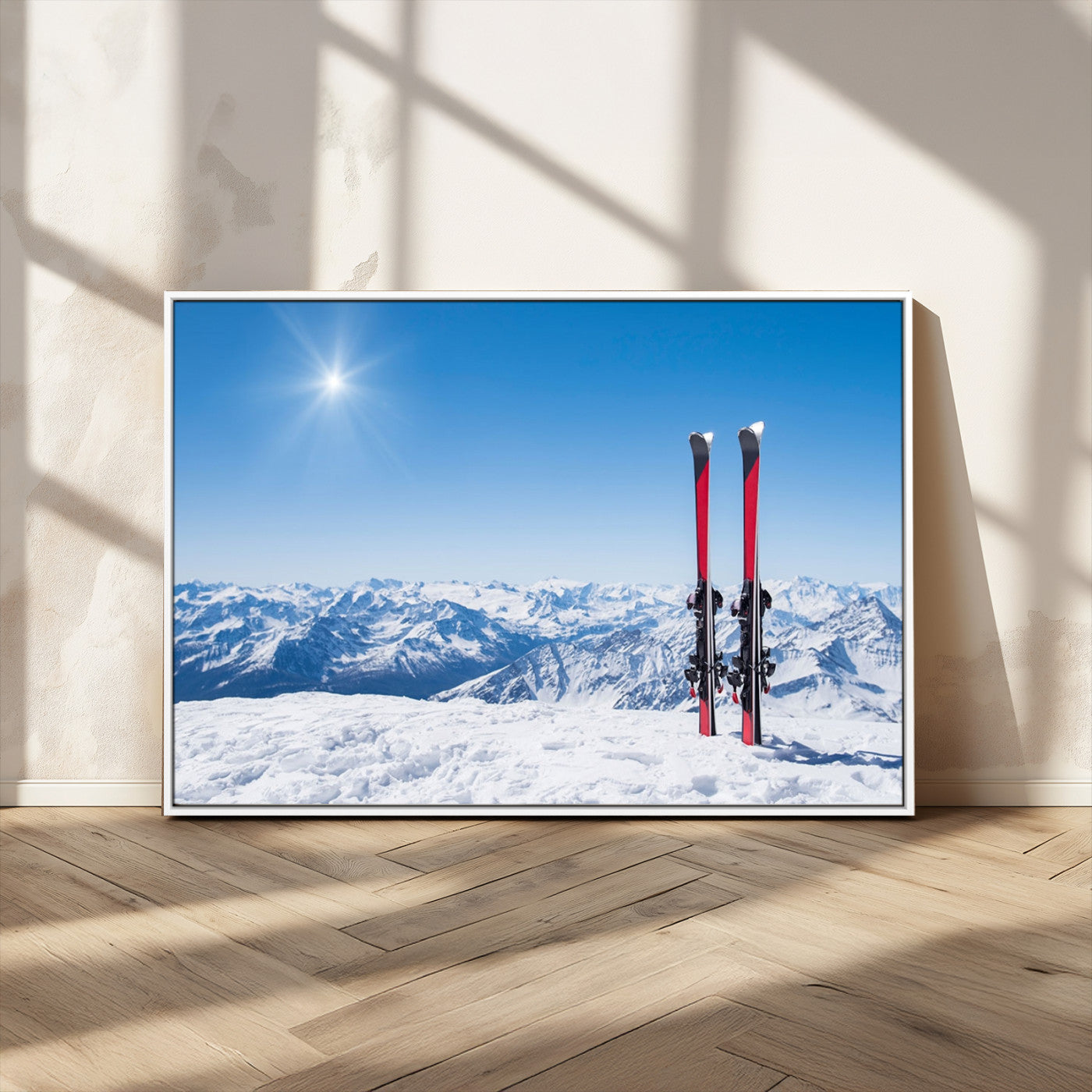 MGV-FC-36X24 - Ski Season Snow Wall Art Canvas Print