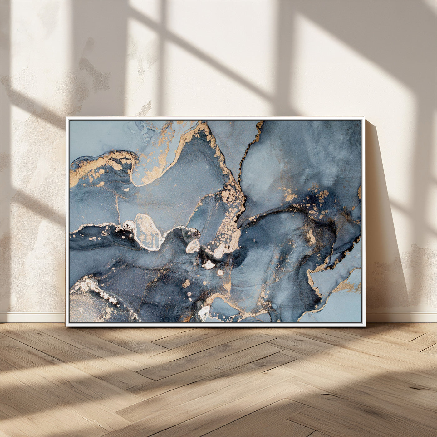 MGV-FC-36X24 - Multipanel Marble Fluid Effect Wall Art Abstract Canvas Wall Art Print