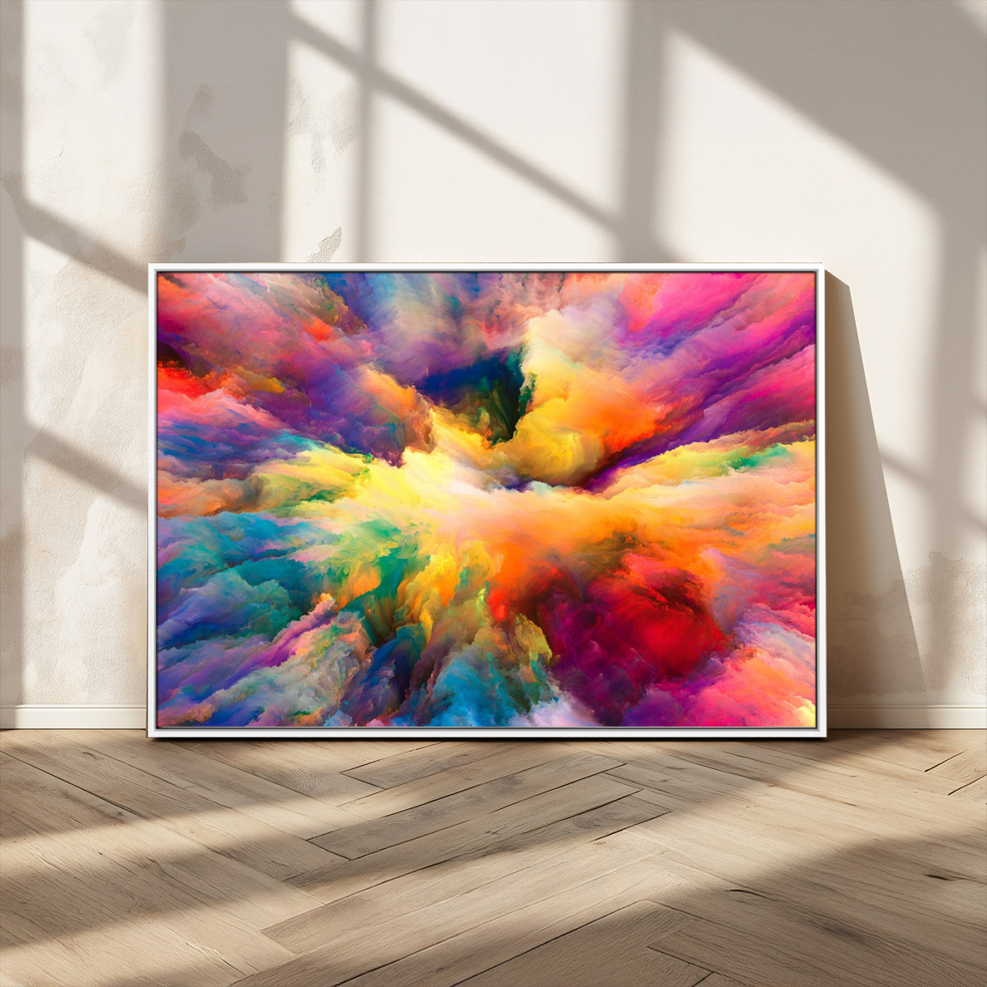 MGV-FC-36X24 - Blazing Vibrant Colors Cloud-like Wall Art Canvas Print