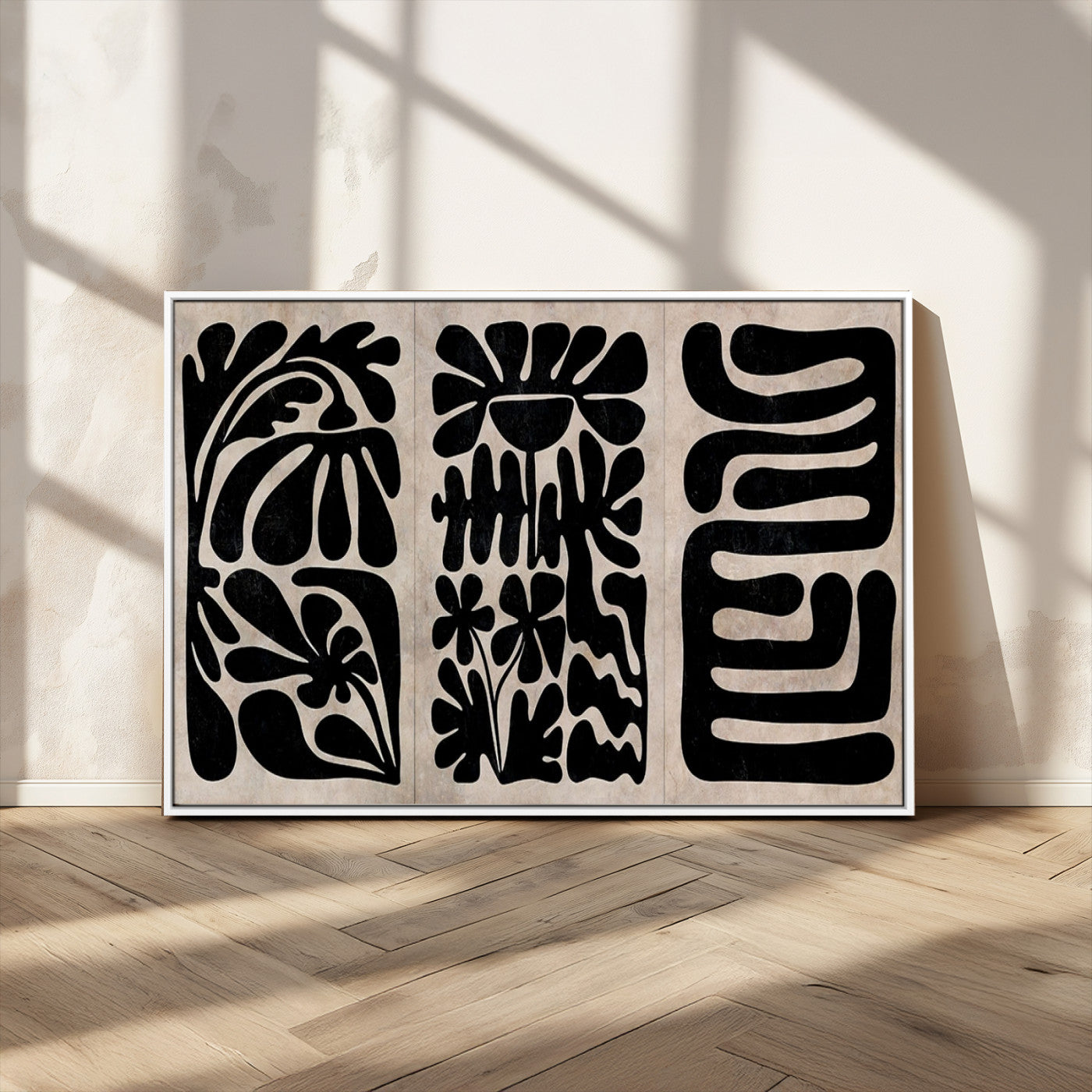 MGV-FC-36X24 - Canvas Print Wall Art Abstract Art Boho, Framed Boho Art Canvas Print