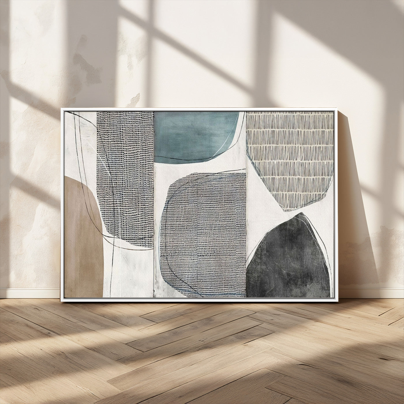 MGV-FC-36X24 - Canvas Print Wall Art Abstract Art Boho, Framed Boho Decor Canvas Print