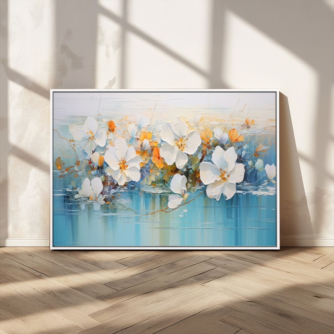 MGV-FC-36X24 - Abstract Flower Wall Art Canvas Print