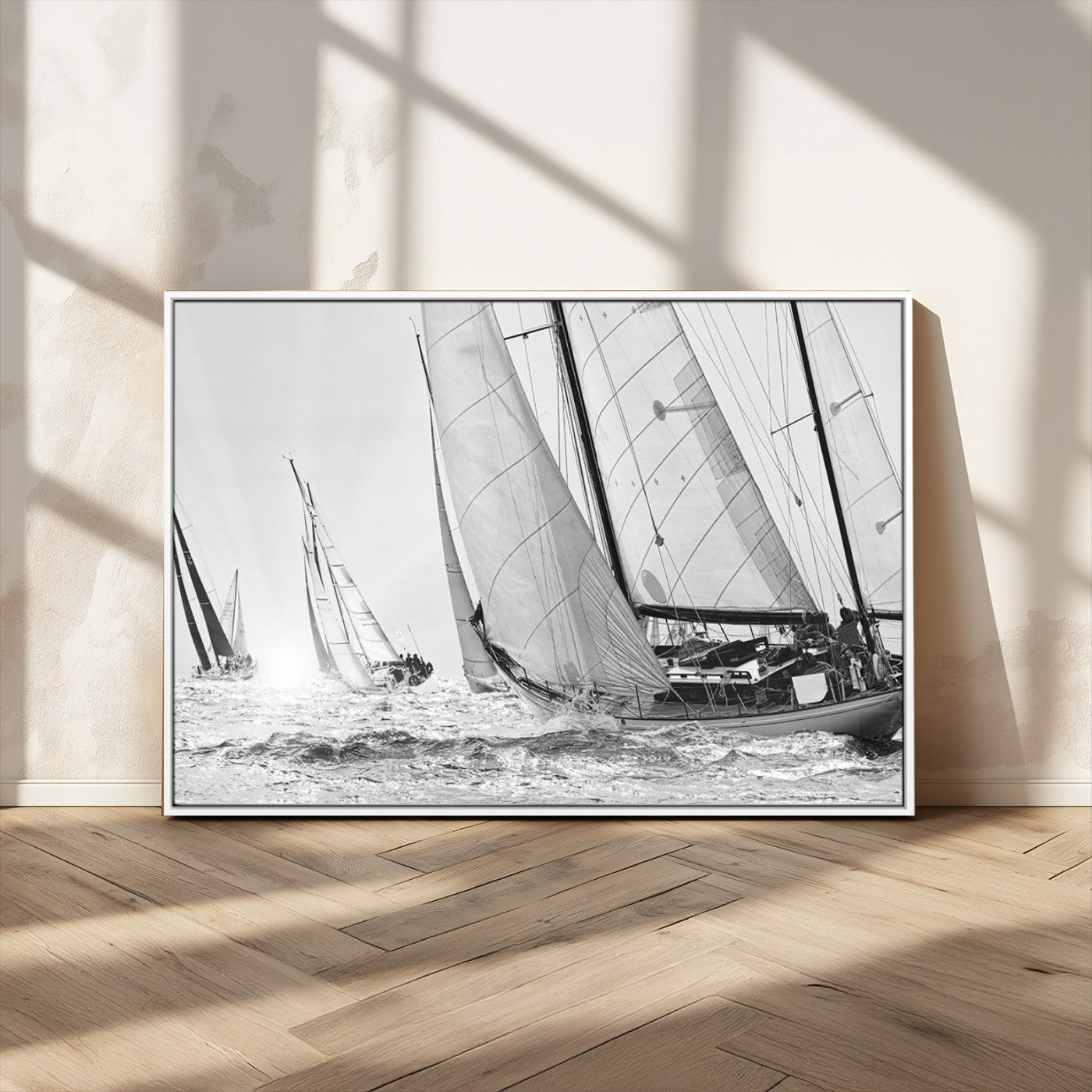 MGV-FC-36X24 - Yacht Sailboat Regatta Canvas Wall Art Canvas Print
