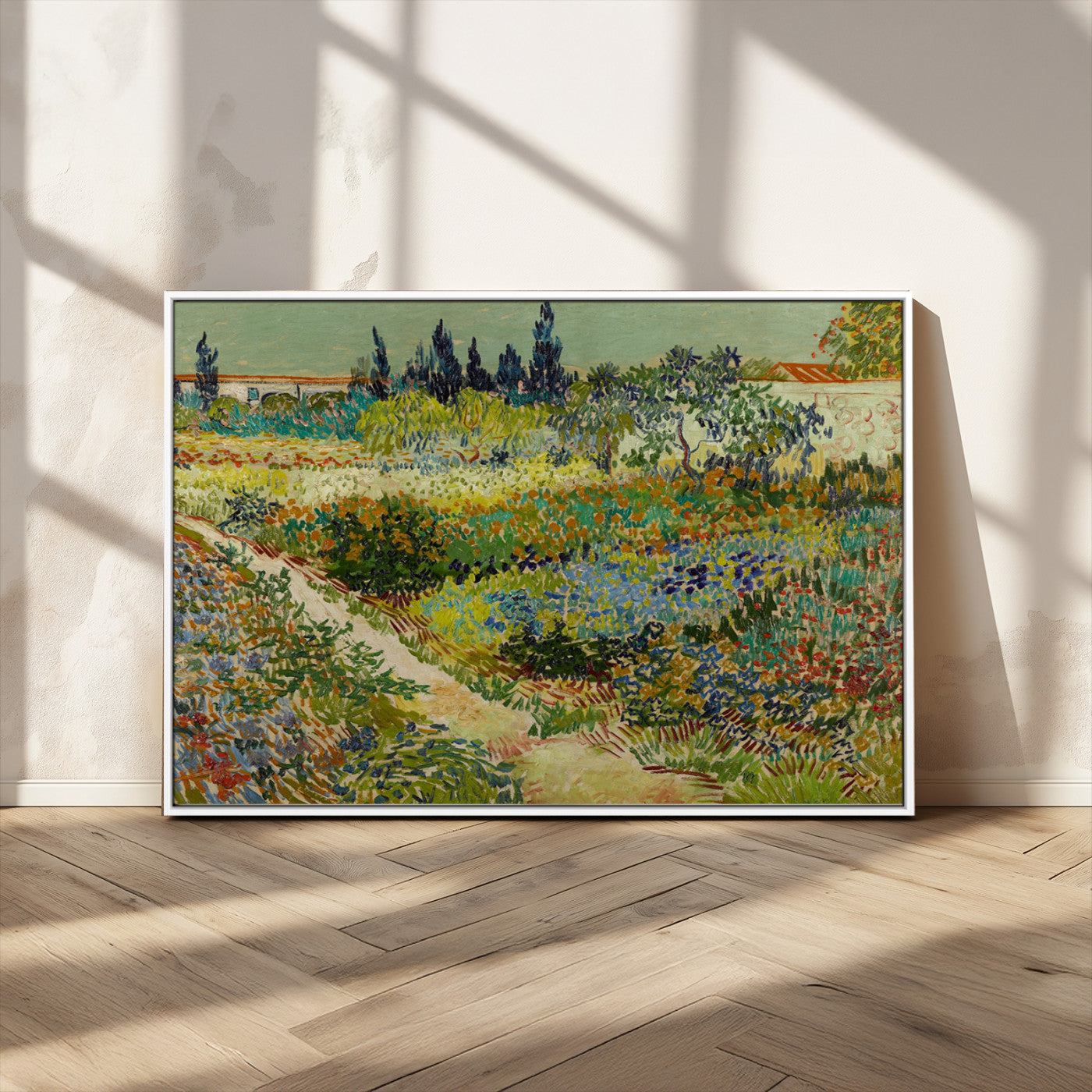 MGV-FC-36X24 - Vincent van Gogh Garden at Arles Wall Art Canvas Print