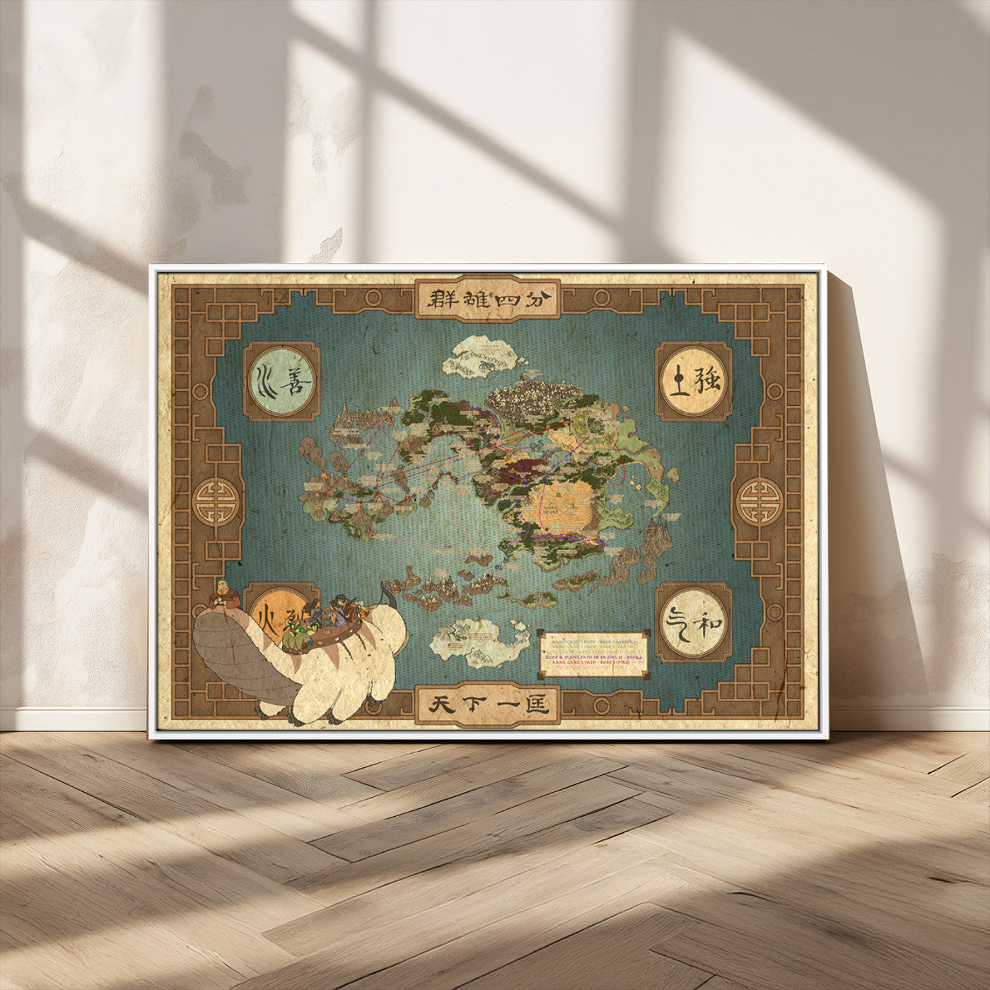MGV-FC-36X24 - Push Pin World Map Canvas Print – Framed Wall Art for Couples to Track Their Travels – Anniversary