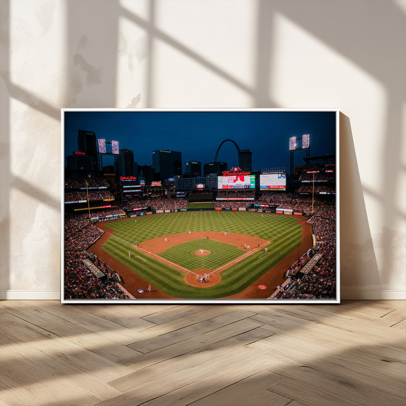 MGV-FC-36X24 - St. Louis Cardinals Baseball Team Print - Busch Stadium Wall Art Canvas Print