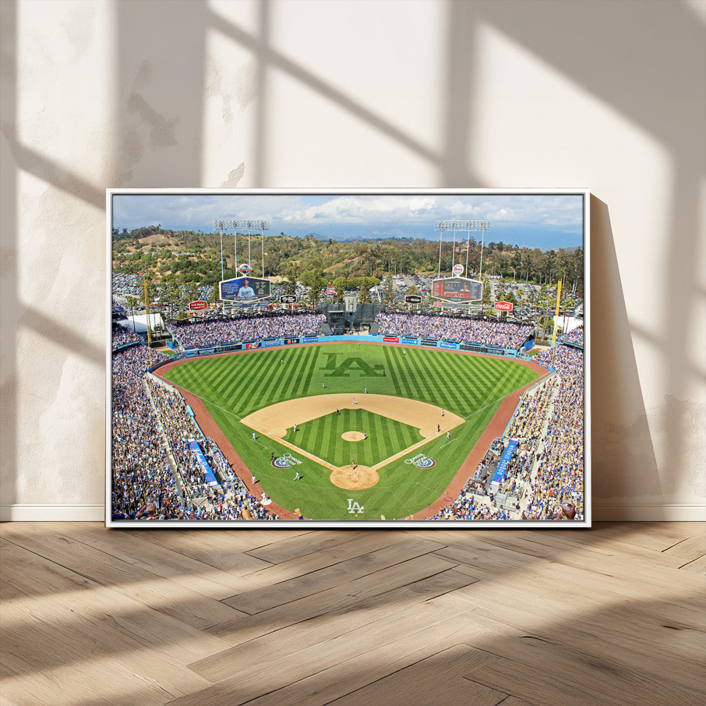 MGV-FC-36X24 - Citi Field Wall Art Print | 3-Panel New York Mets Baseball Stadium Canvas Print | Framed Sports Decor for Living Room, Man Cave, or Office