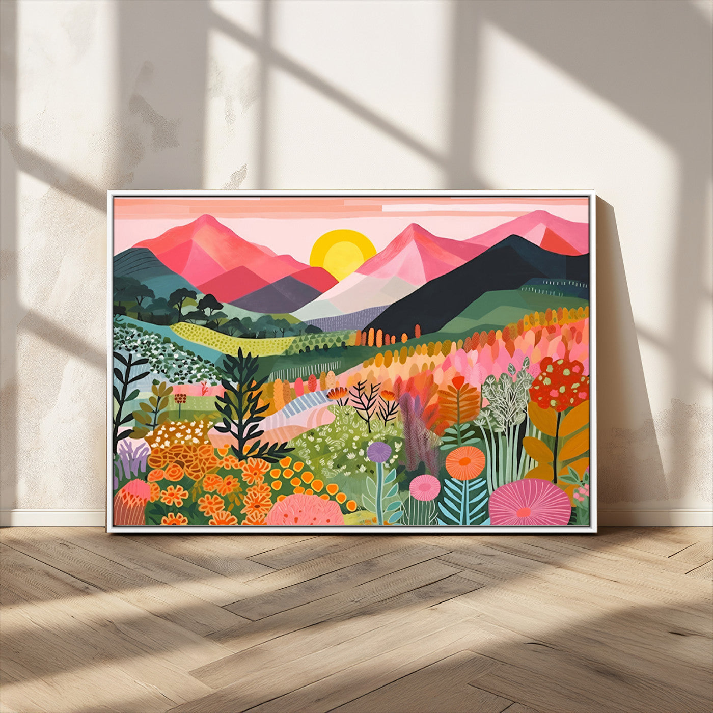 MGV-FC-36X24 - Yayoi Kusama 1986 Wall Art Print – Yayoi Kusama Wabi Sabi Japanese Wall Art Print - Vibrant Abstract