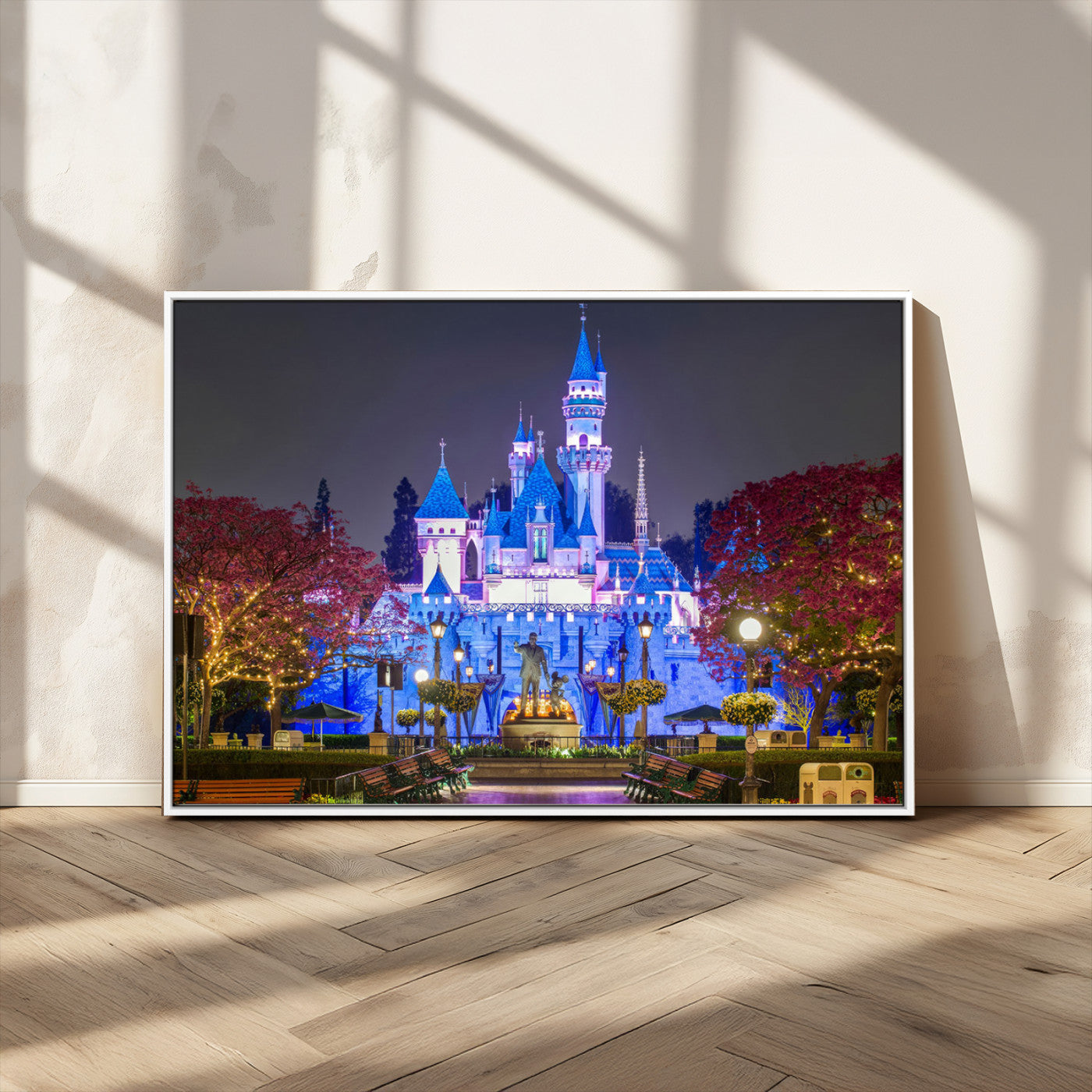 66710-MGV-CV-36X24-Large Disney Castle Wall Art Canvas Print - Magic Kingdom Kids Room Decoration Disney World