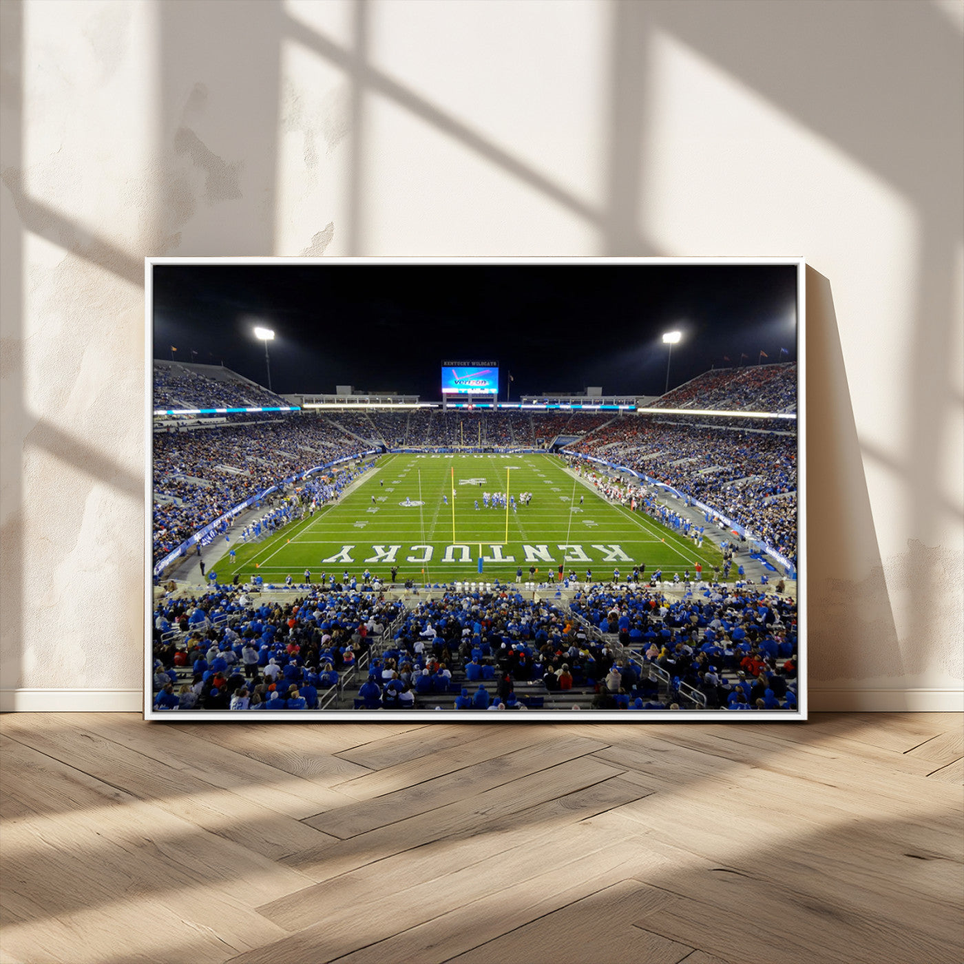 MGV-FC-36X24 - Kroger Field Canvas Wall Art - Kentucky Stadium Wall Art Print - Sunset Football Stadium Wall Decor