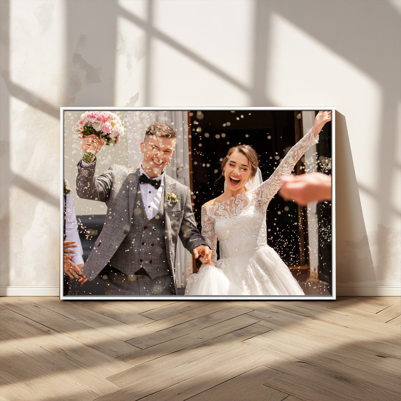 Framed Create Your Canvas Print - Personalized Wall Art for Home Decor Wall Art Print, Create Your Own Photo Canvas Print