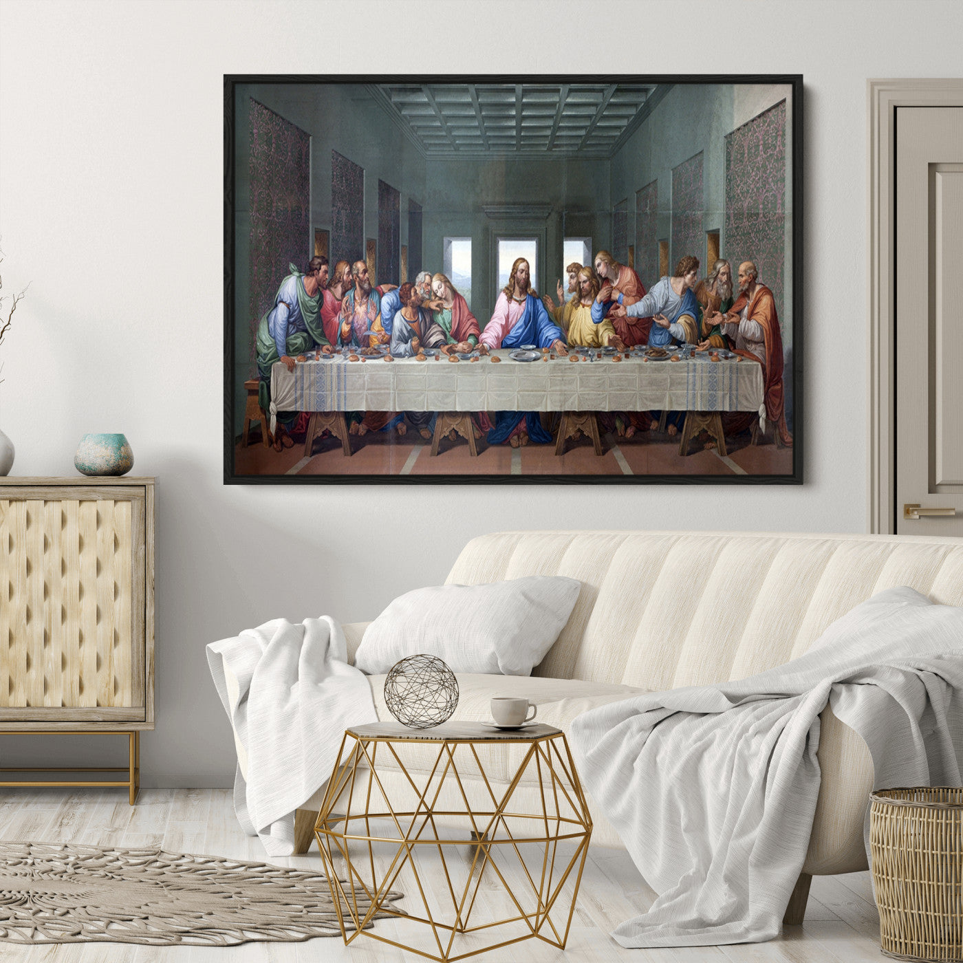 30401-MGV-CV-36X24-The Last Supper Multi Panel Canvas Wall Art